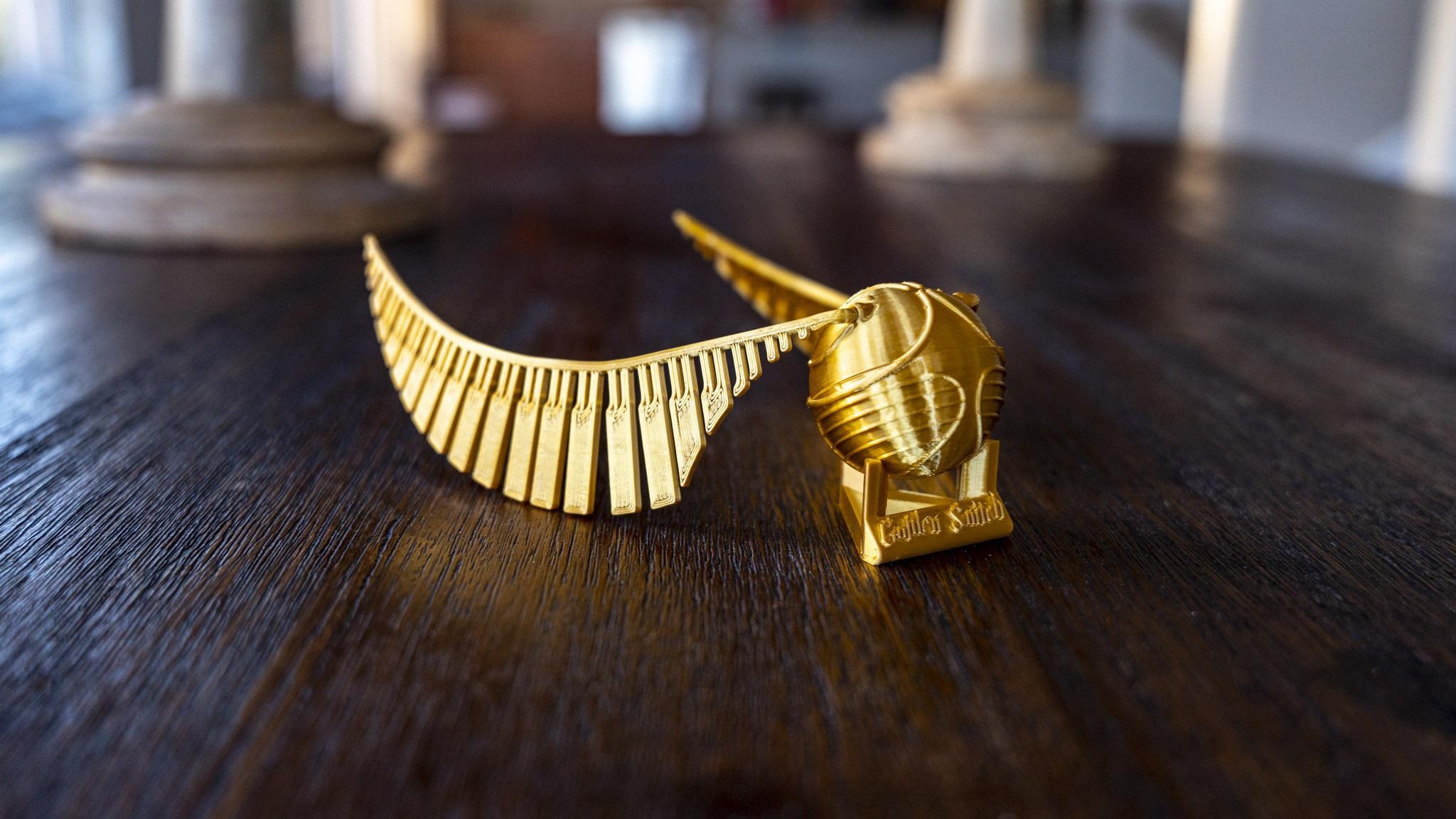 Golden Snitch, Movies, Golden Snitch prop from Harry Potter, 2050x1160 HD Desktop