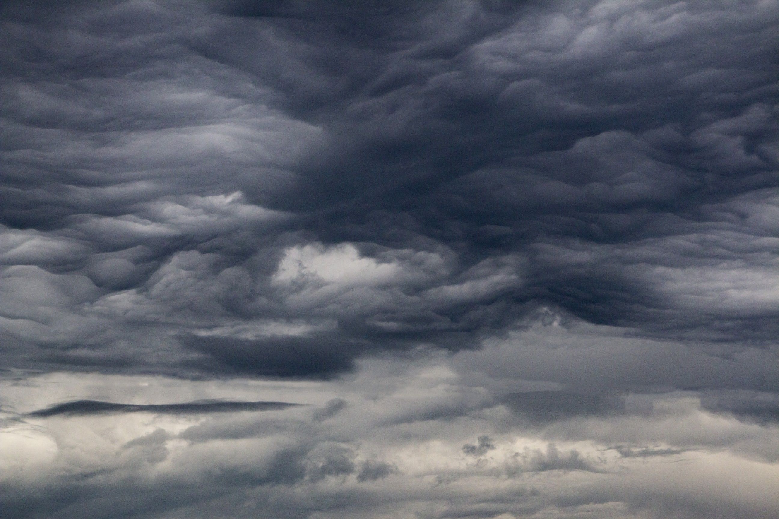Gray Cloudy Sky: Gloomy weather, An impending downpour, Storm. 2600x1730 HD Wallpaper.