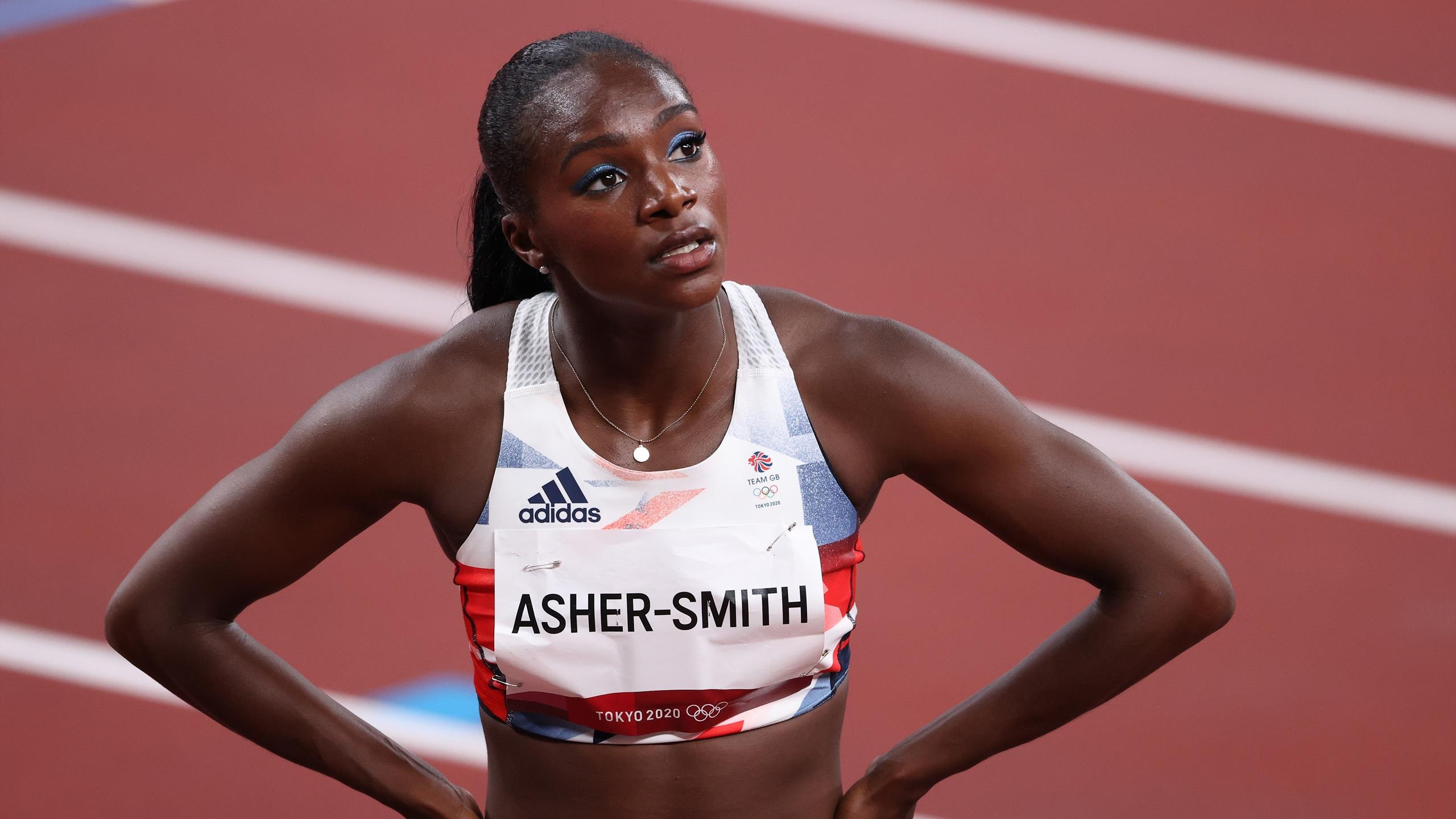 Dina Asher-Smith, Tokyo 2020 Olympics, Sheds of tears, Injury heartache, 2560x1440 HD Desktop
