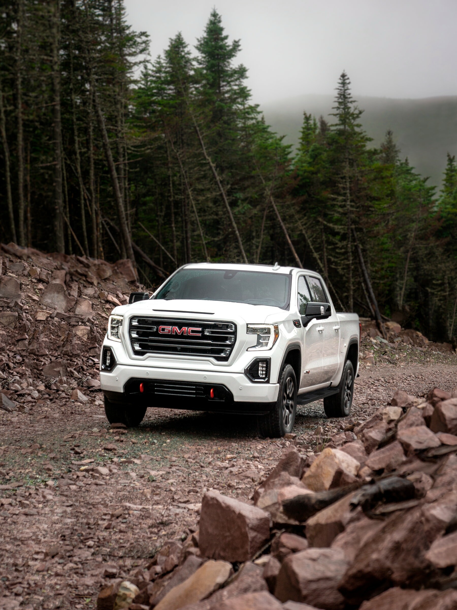GMC Sierra: Heavy-duty full-size pickup truck, Premium powertrains, Refined interior and safety features, Five body styles. 1800x2400 HD Wallpaper.