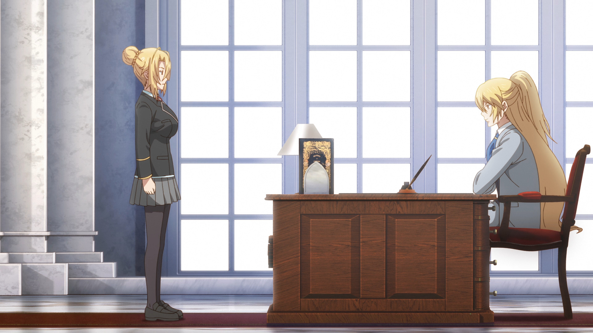 Trapped in a Dating Sim Anime, Otome game sekai, Kibishii sekai desu, Episode discussion final, 1920x1080 Full HD Desktop