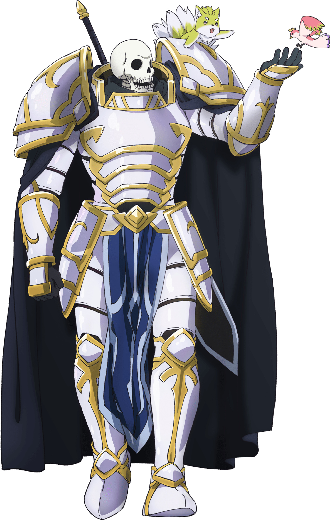 Skeleton Knight in Another World anime, Gaikotsu kishi sama, Tadaima isekai, Anime image board, 1320x2080 HD Handy