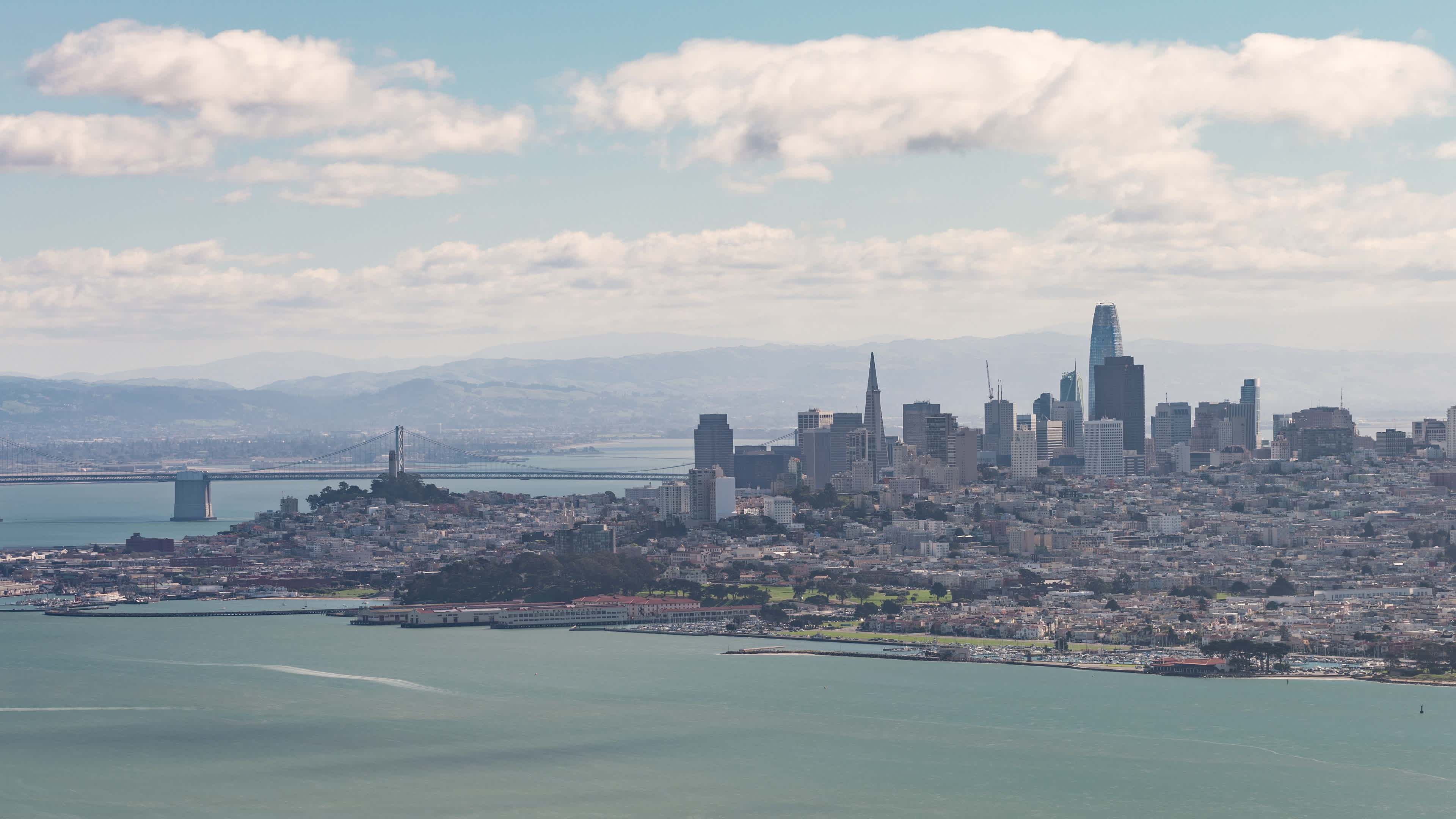 San Francisco, 4K Time-Lapse, Majestic Skyline, Daytime Splendor, 3840x2160 4K Desktop