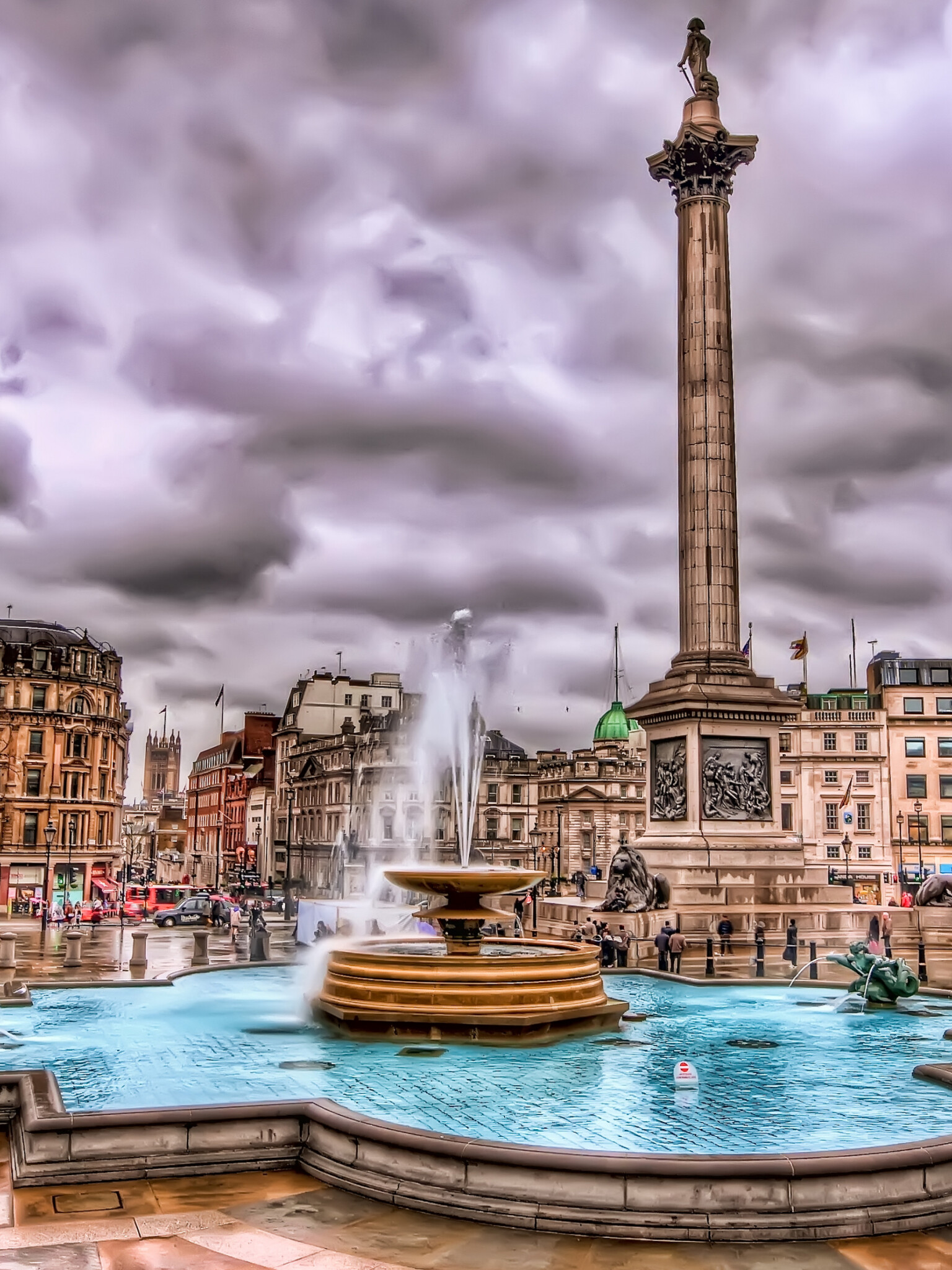 United Kingdom: Trafalgar Square, London, England, Great Britain, UK, Architecture. 1540x2050 HD Wallpaper.