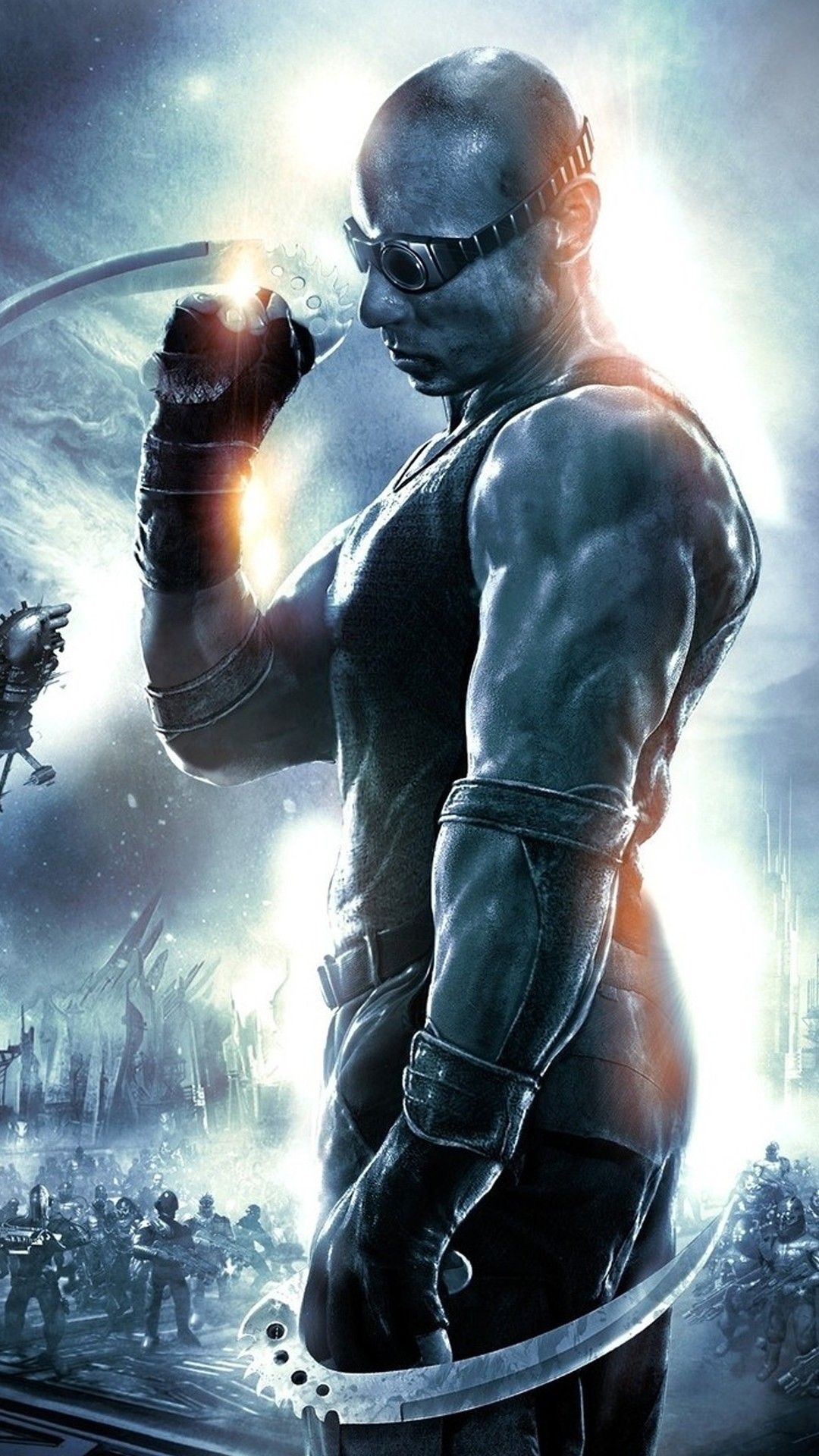 The Chronicles of Riddick, Vin Diesel, HD wallpaper, Hero movie, 1080x1920 Full HD Phone