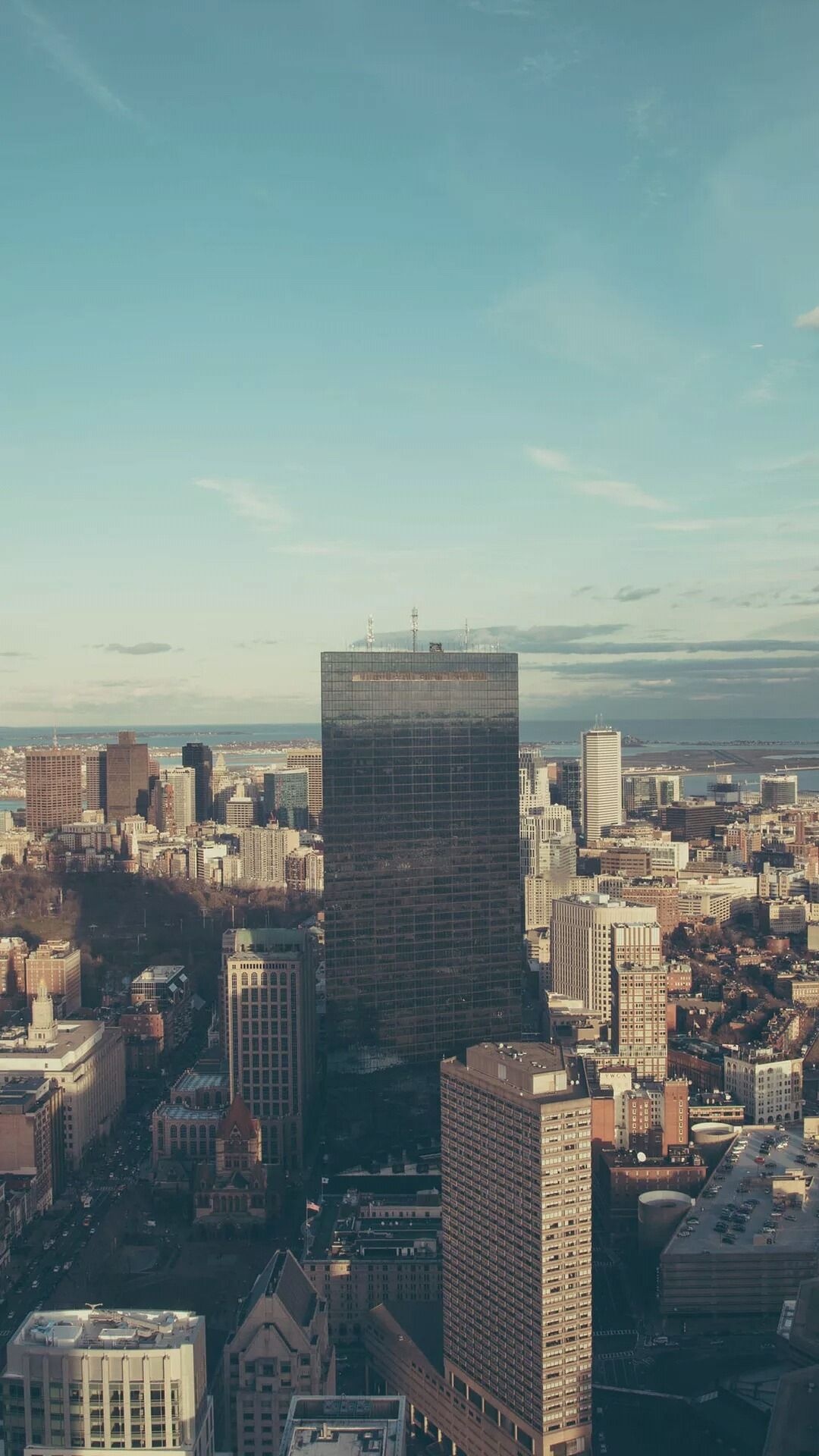 Boston Skyline, Travels, Boston cityscape, Iconic landmarks, 1080x1920 Full HD Handy