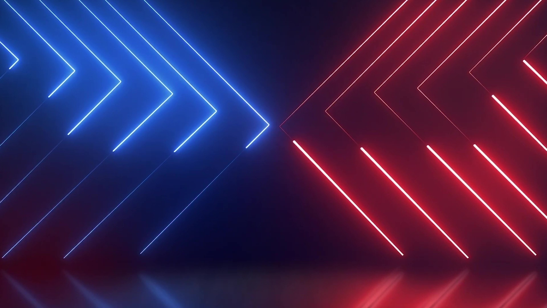 Blue and red lines, Neon colors, Live wallpaper, 1920x1080 Full HD Desktop