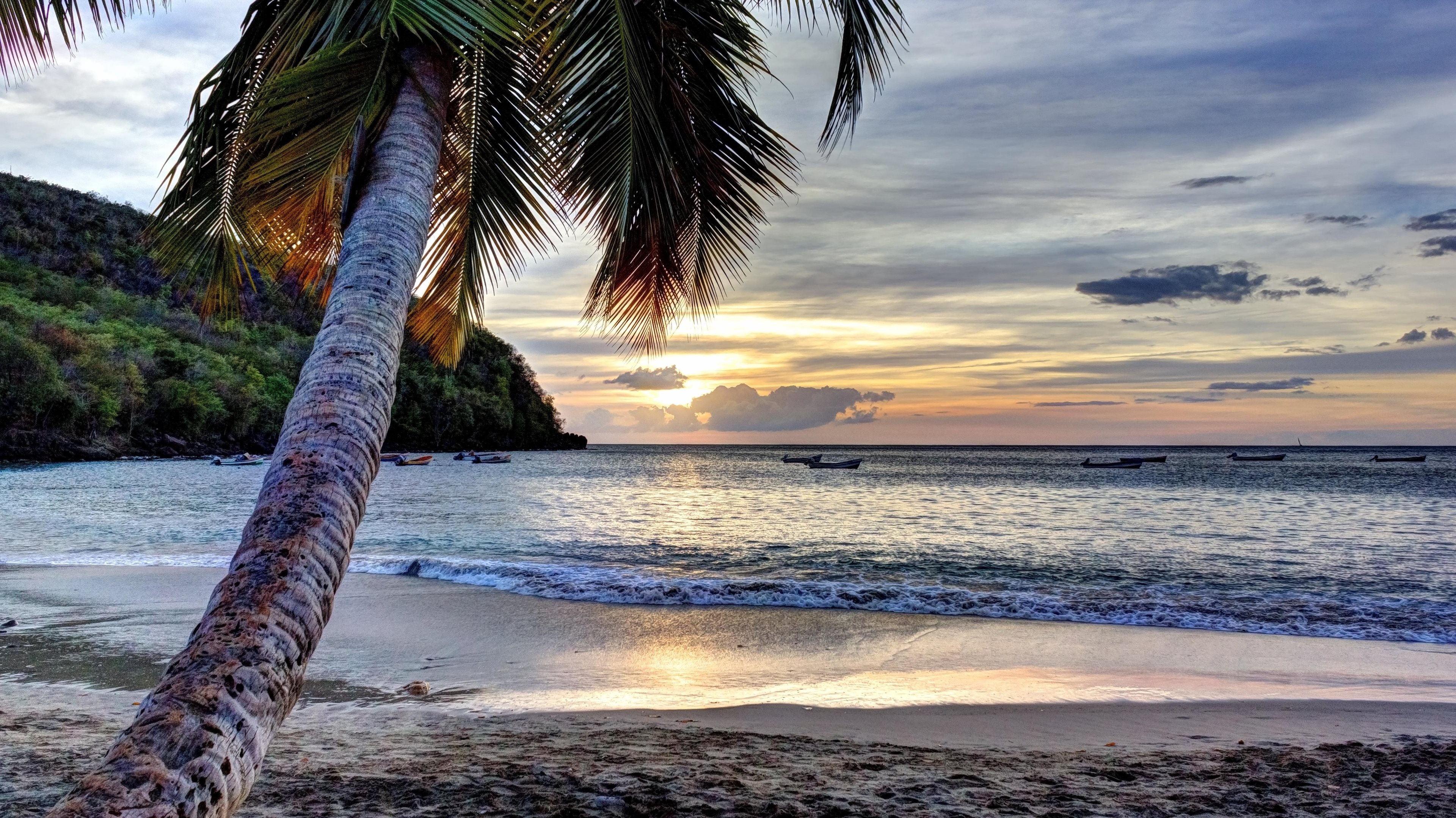 Caribbean Sea, Martinique wallpapers, Desktop backgrounds, Tropical paradise, 3840x2160 4K Desktop