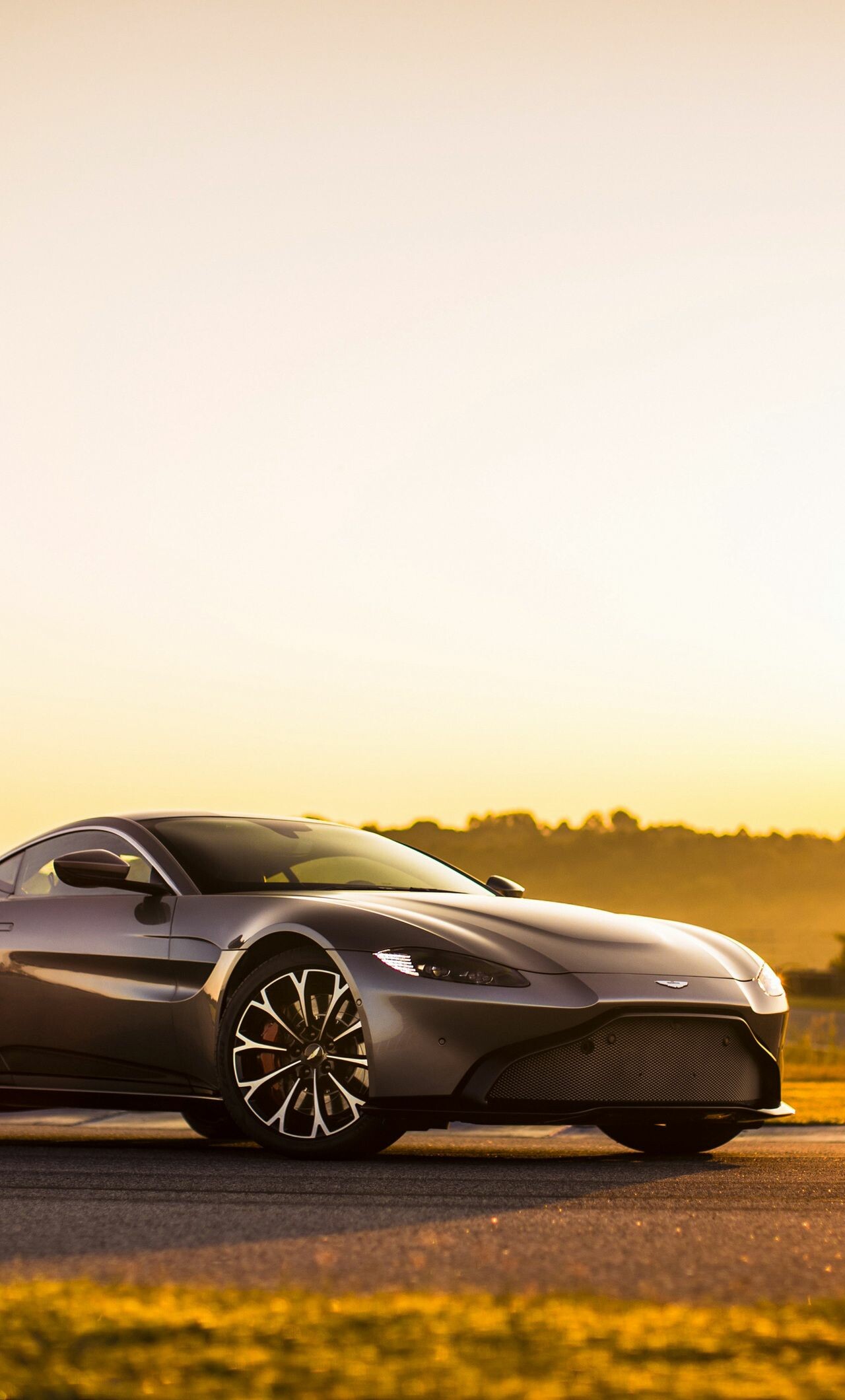 Aston Martin: Automaker, Linked to the James Bond movie franchise in the 1960s. 1280x2120 HD Background.