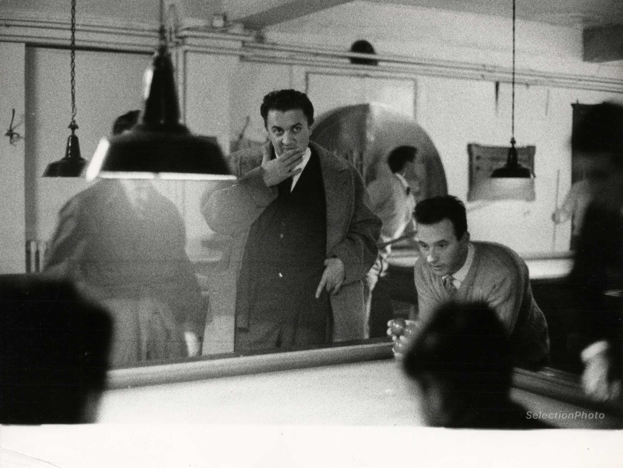 Federico Fellini, Jack Garofalo, 1958 Print, Photo, 2030x1530 HD Desktop