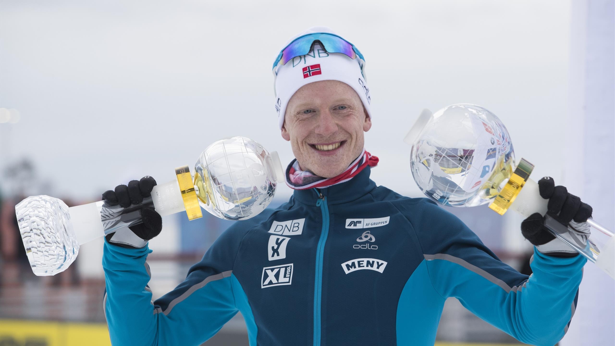 Johannes Thingnes Bo, Cross-country skiing, Precision shooting, Olympic medalist, 2560x1440 HD Desktop