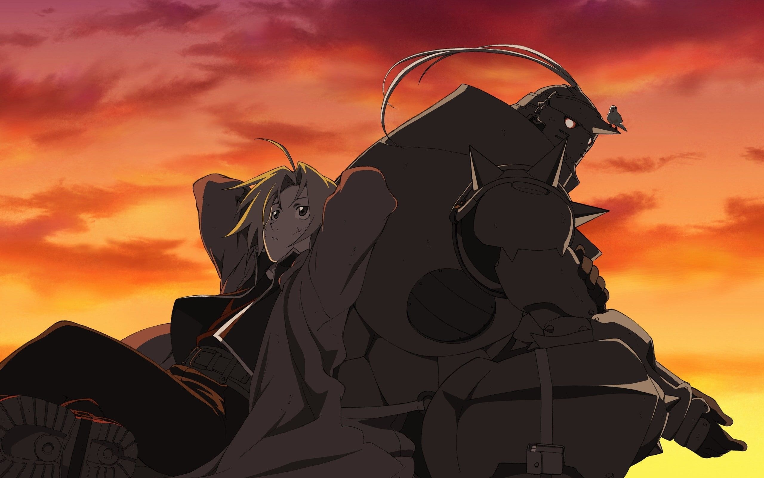 Fullmetal Alchemist Anime, Edward Elric, Alphonse Elric, 2K wallpaper, 2560x1600 HD Desktop