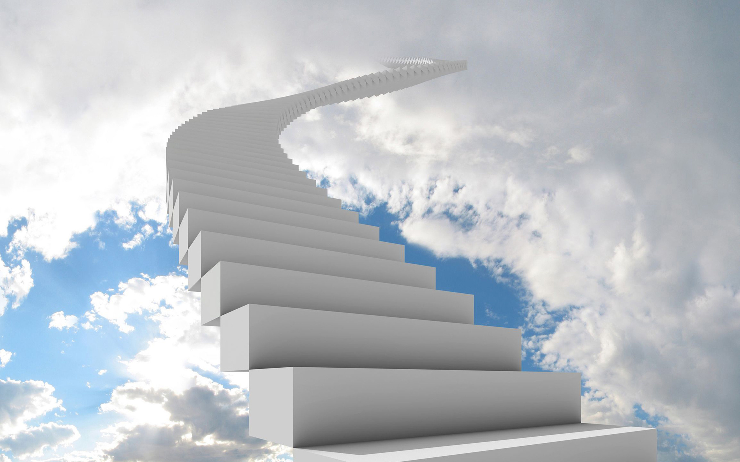 Free download staircase to heaven wallpaper, Stair risers, Wallpapered stair riser, 2560x1600 HD Desktop