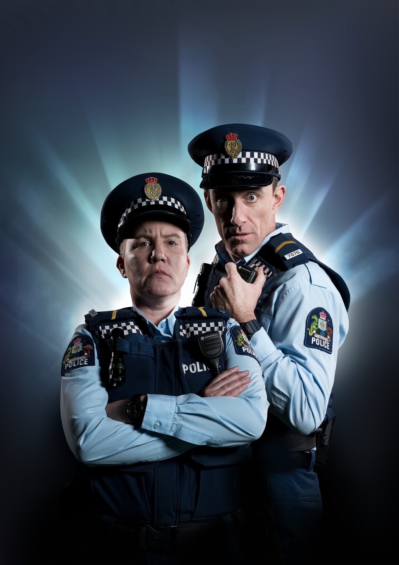 Wellington Paranormal TV series, New Zealand comedy, Hilarious heroes, NZ Herald, 1360x1920 HD Handy