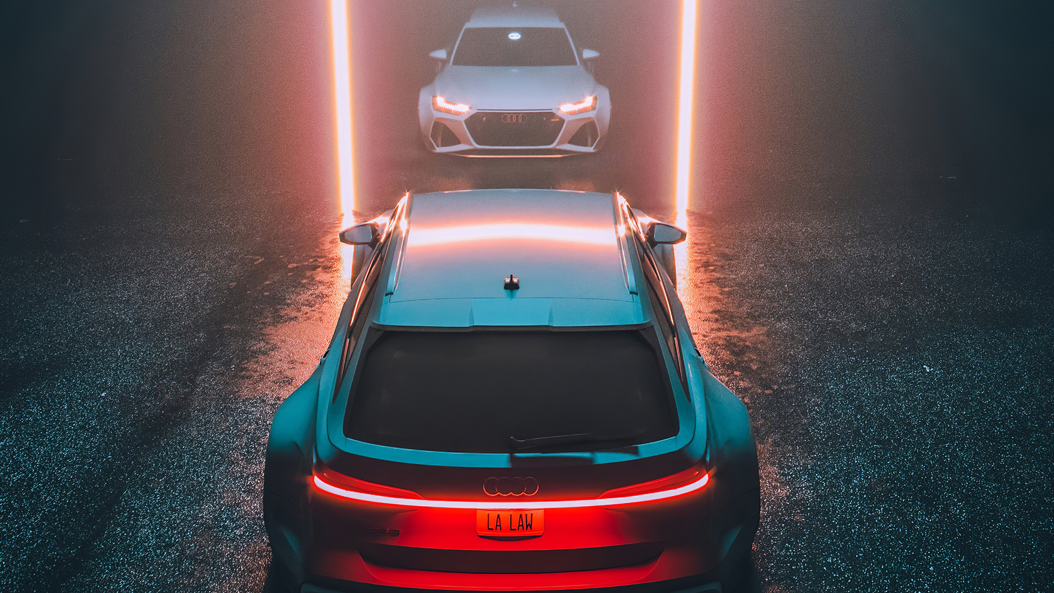 Audi: Its slogan is “Advancement through Technology”, RS6. 3600x2030 HD Wallpaper.