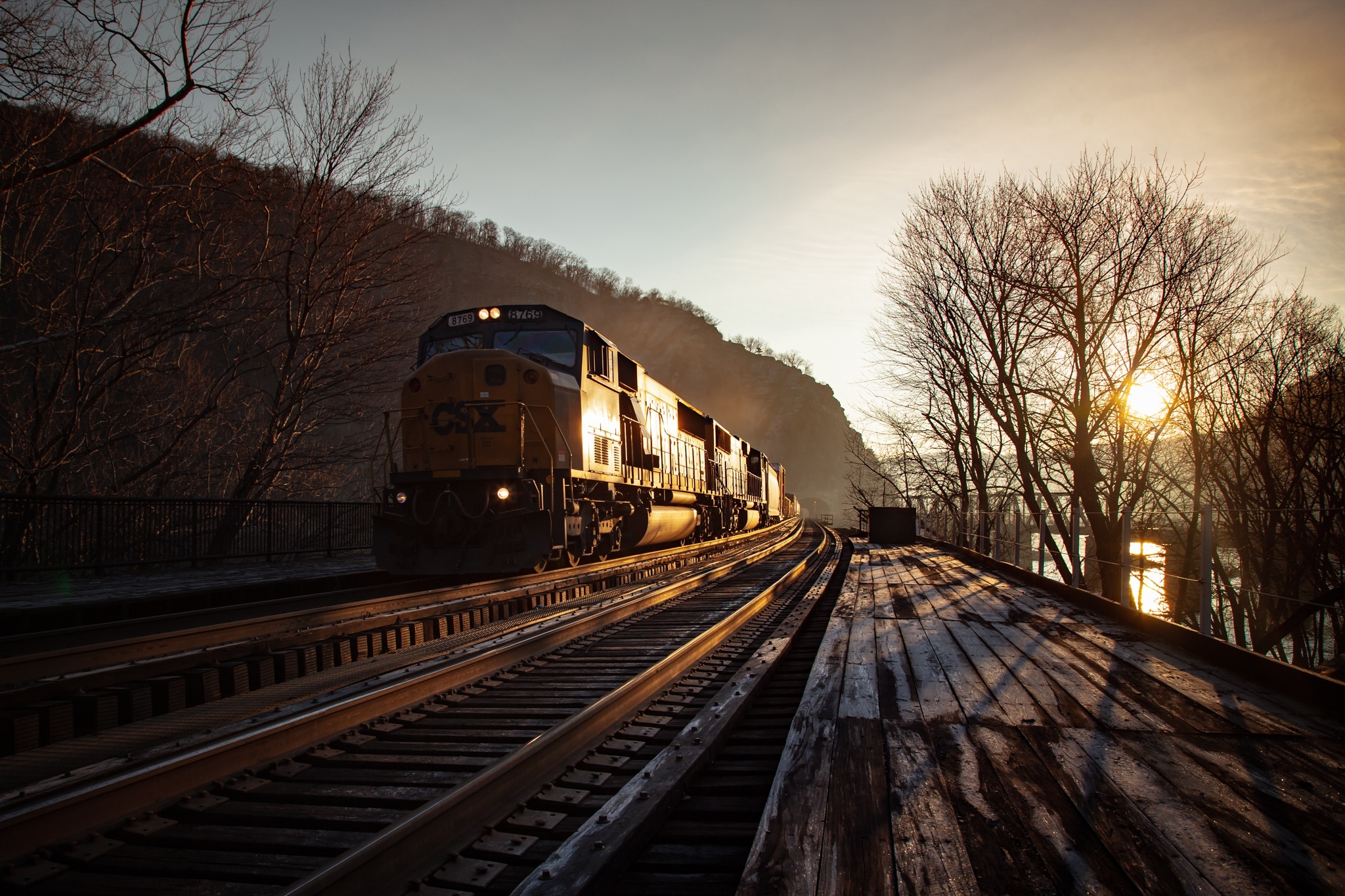 Railway Travels, Outdoors dark train, Vehicle railway railroad, Track aniac, 2050x1370 HD Desktop