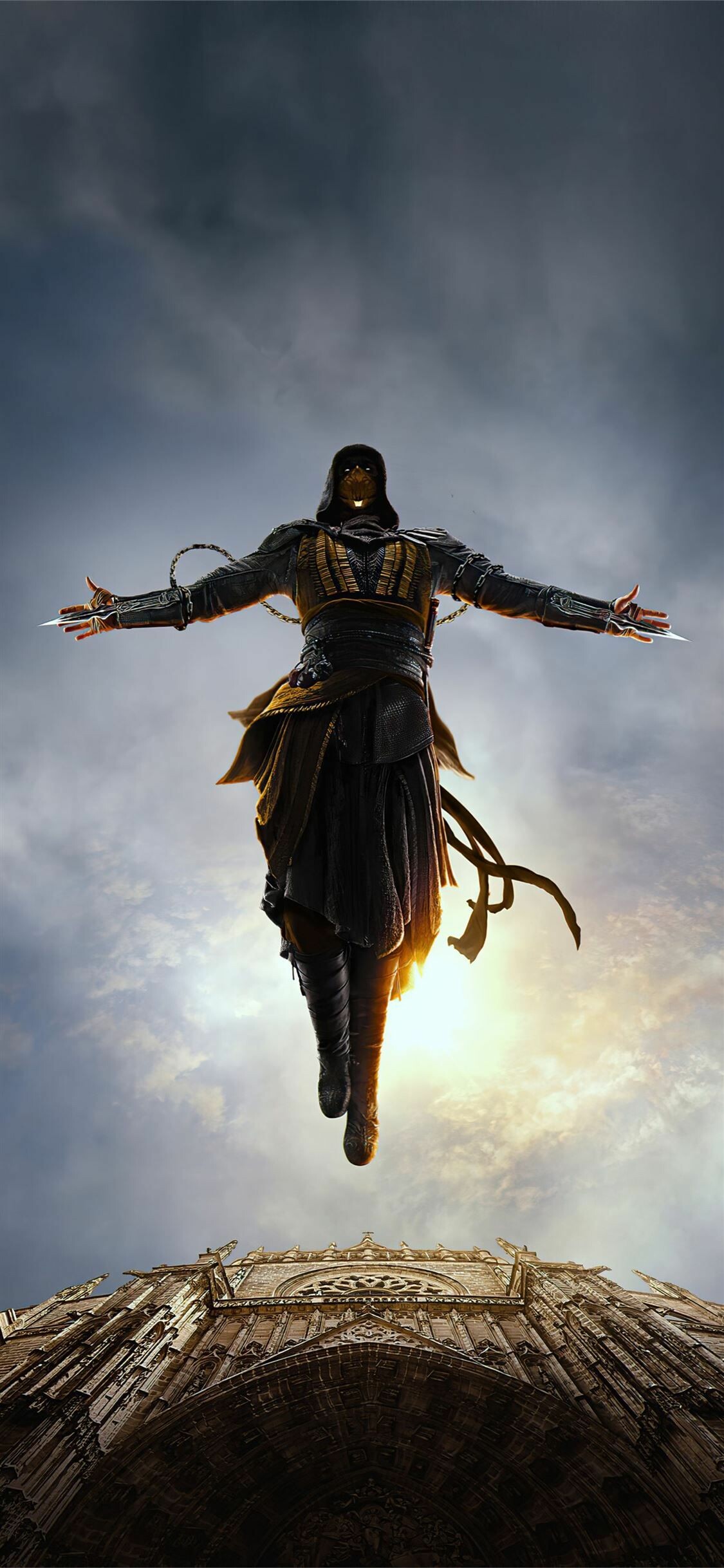 Assassin's Creed: Video game franchise using the game engine Anvil. 1130x2440 HD Background.