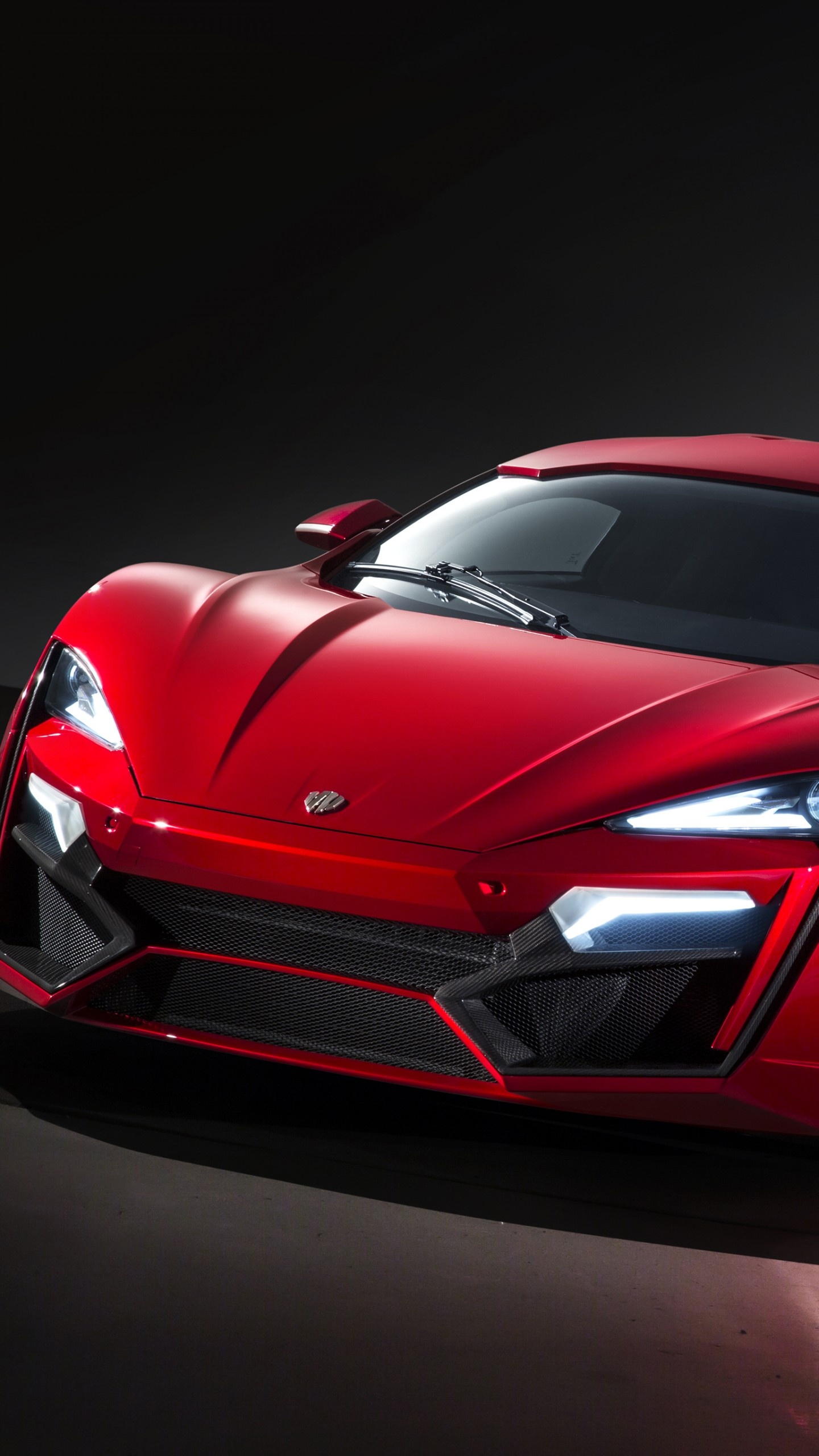 Lykan HyperSport, Dynamic wallpaper, Red sports car, Speed and style, 1440x2560 HD Phone
