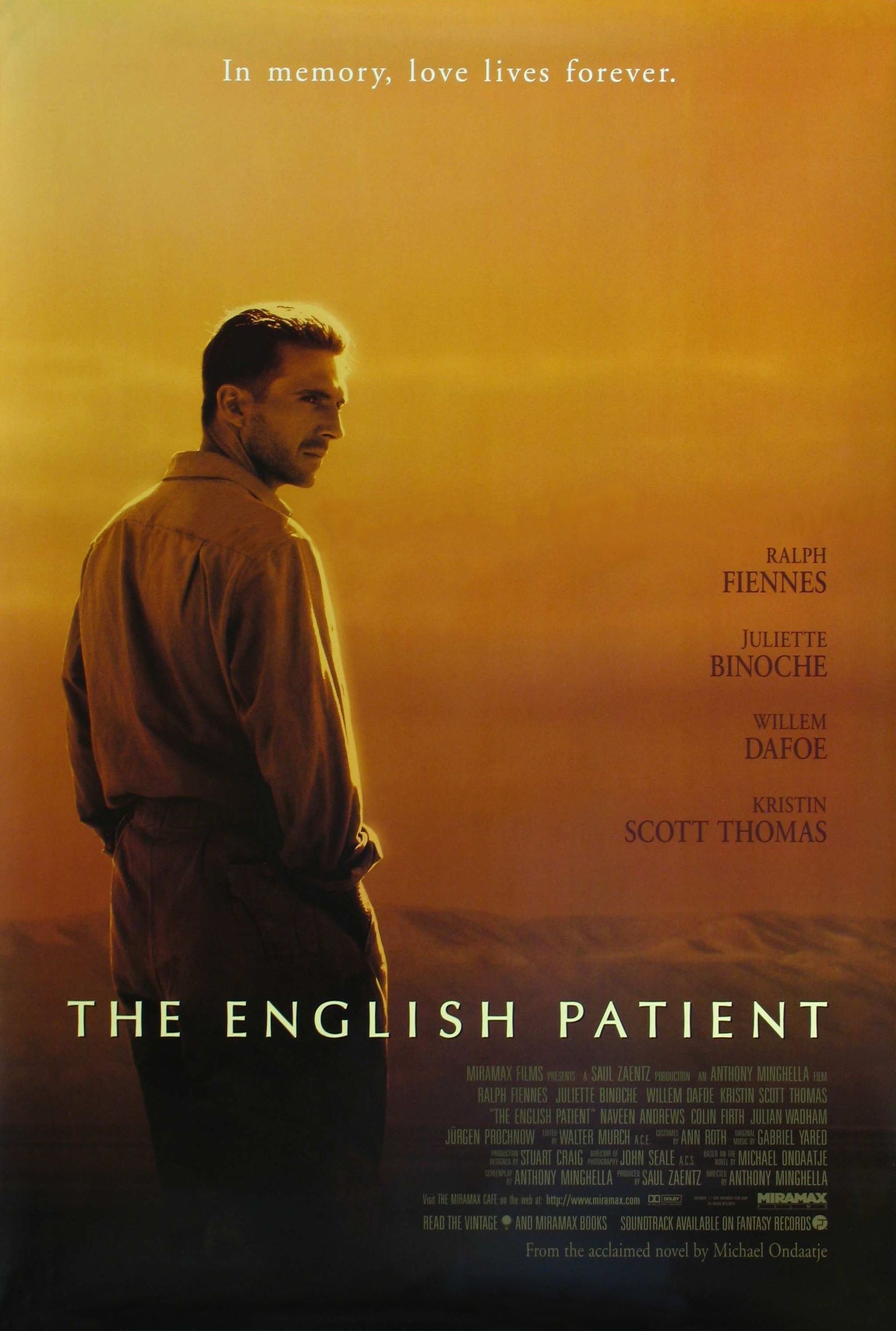 Anthony Minghella, The English Patient, Epic romance, Award-winning film, 2030x3020 HD Handy