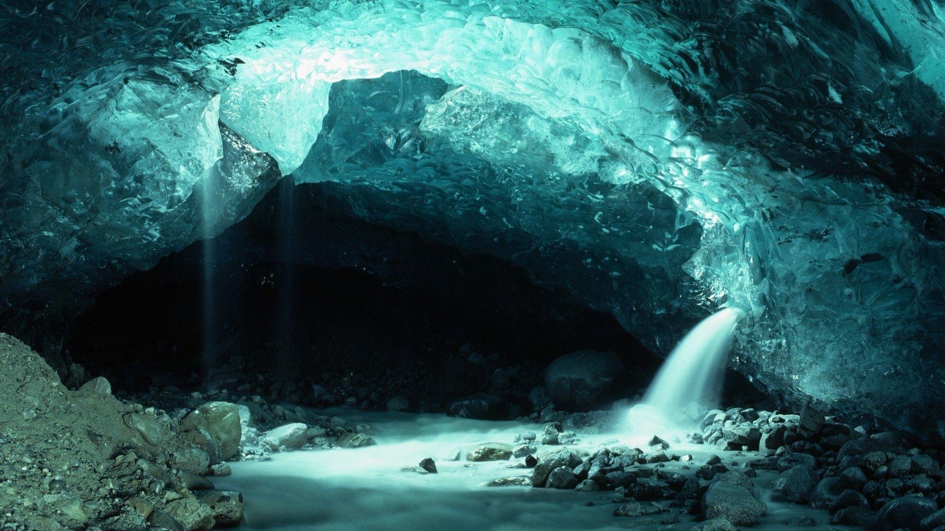 Ice Cave, Subterranean wonder, Crystal caves, Otherworldly beauty, 1920x1080 Full HD Desktop