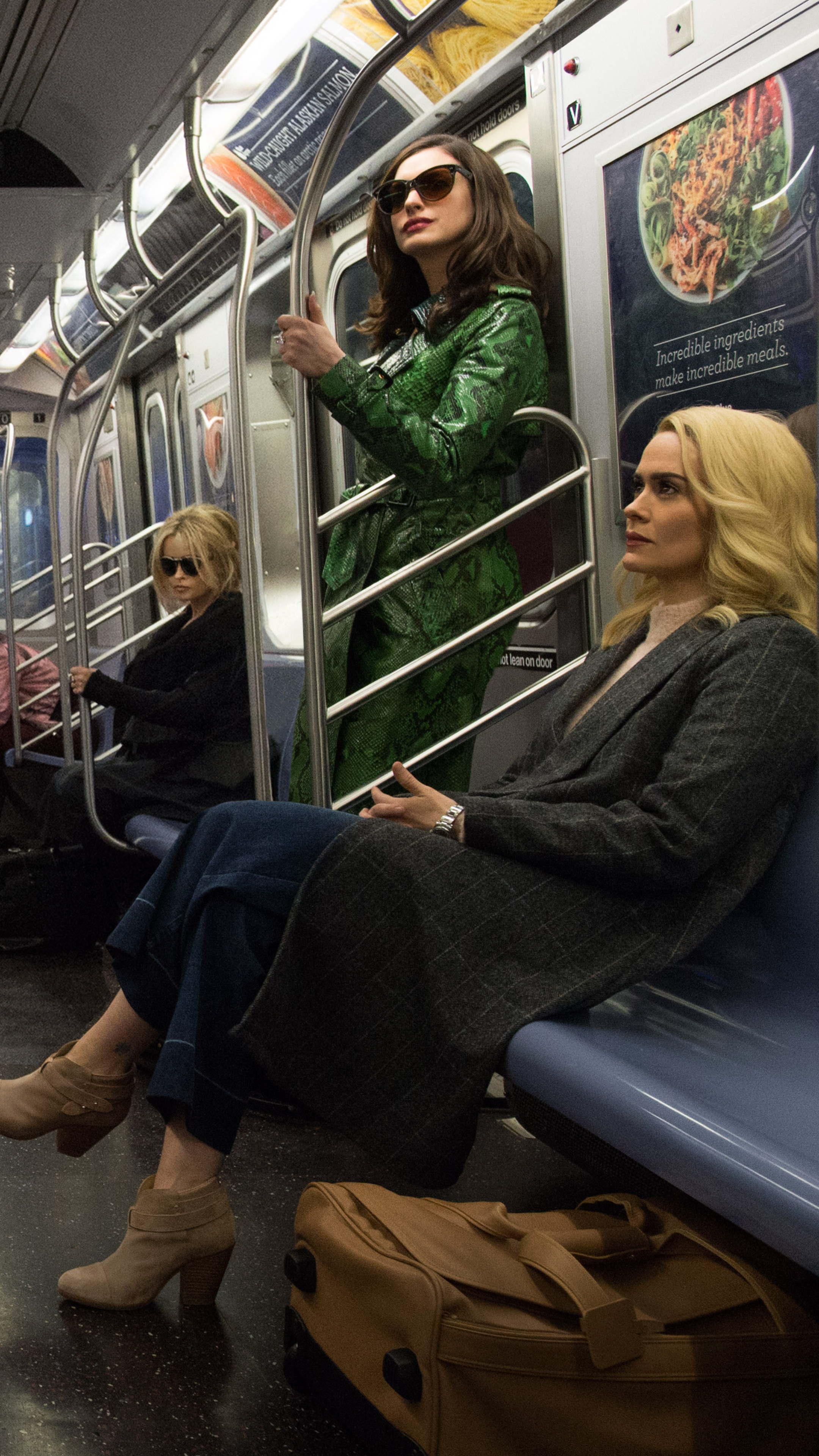 Ocean's Eight, 2018 cast, Sony Xperia X, HD wallpapers, 2160x3840 4K Phone