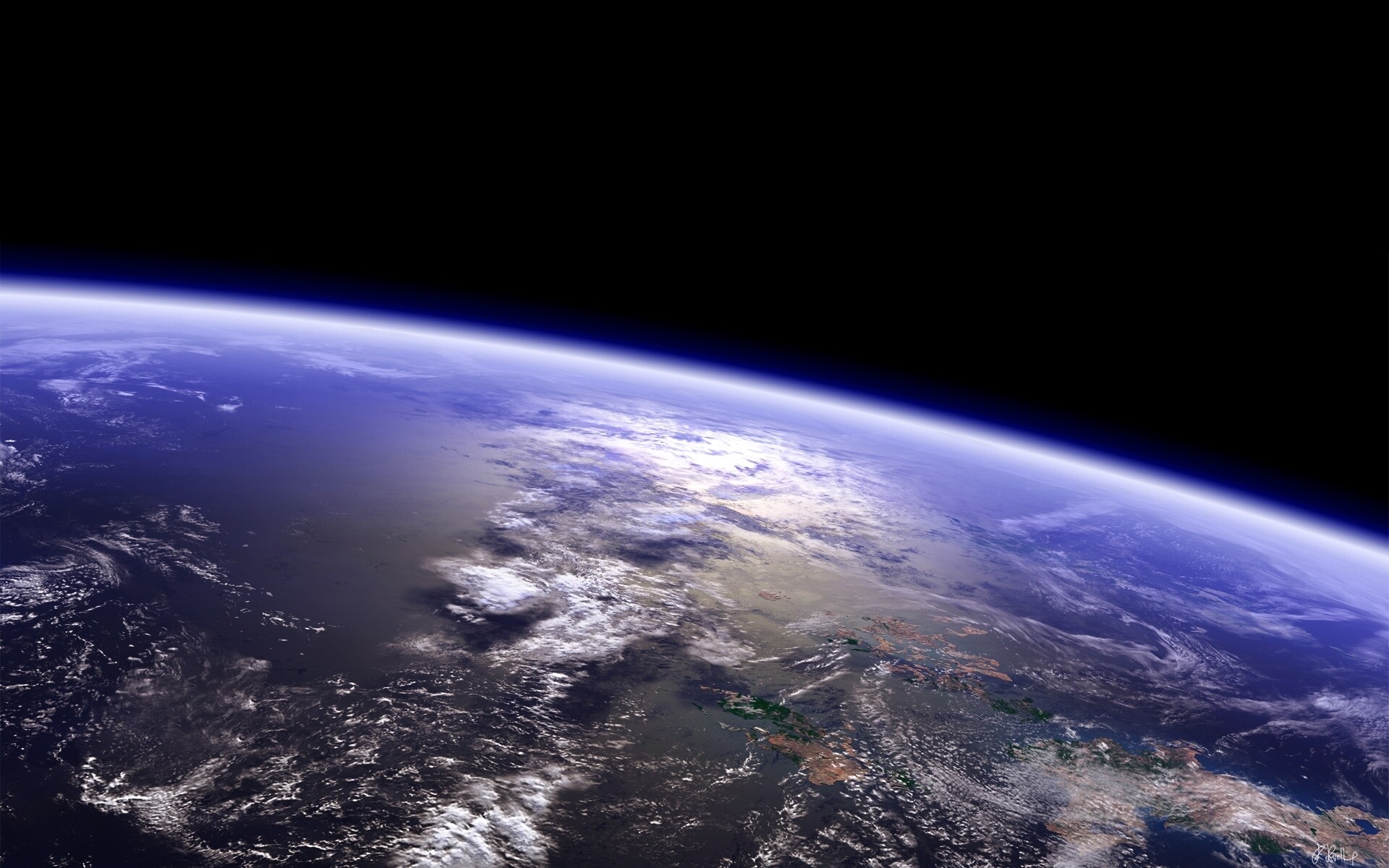 Earth: The planet is approximately 92,955,820 miles away from the sun, Space. 1920x1200 HD Wallpaper.