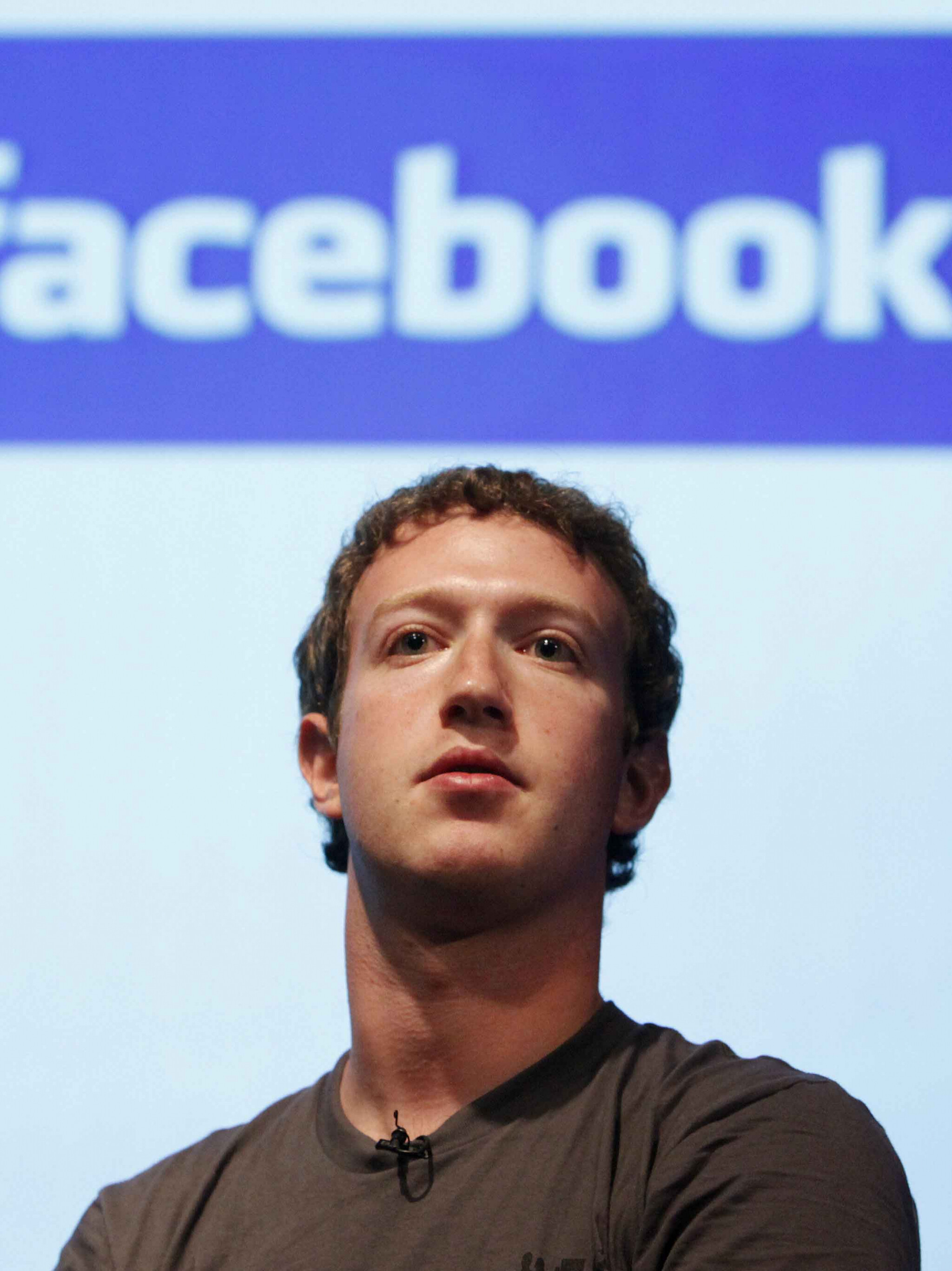 Mark Zuckerberg: Launched Facebook in February 2004, Person of the Year award. 2050x2740 HD Background.