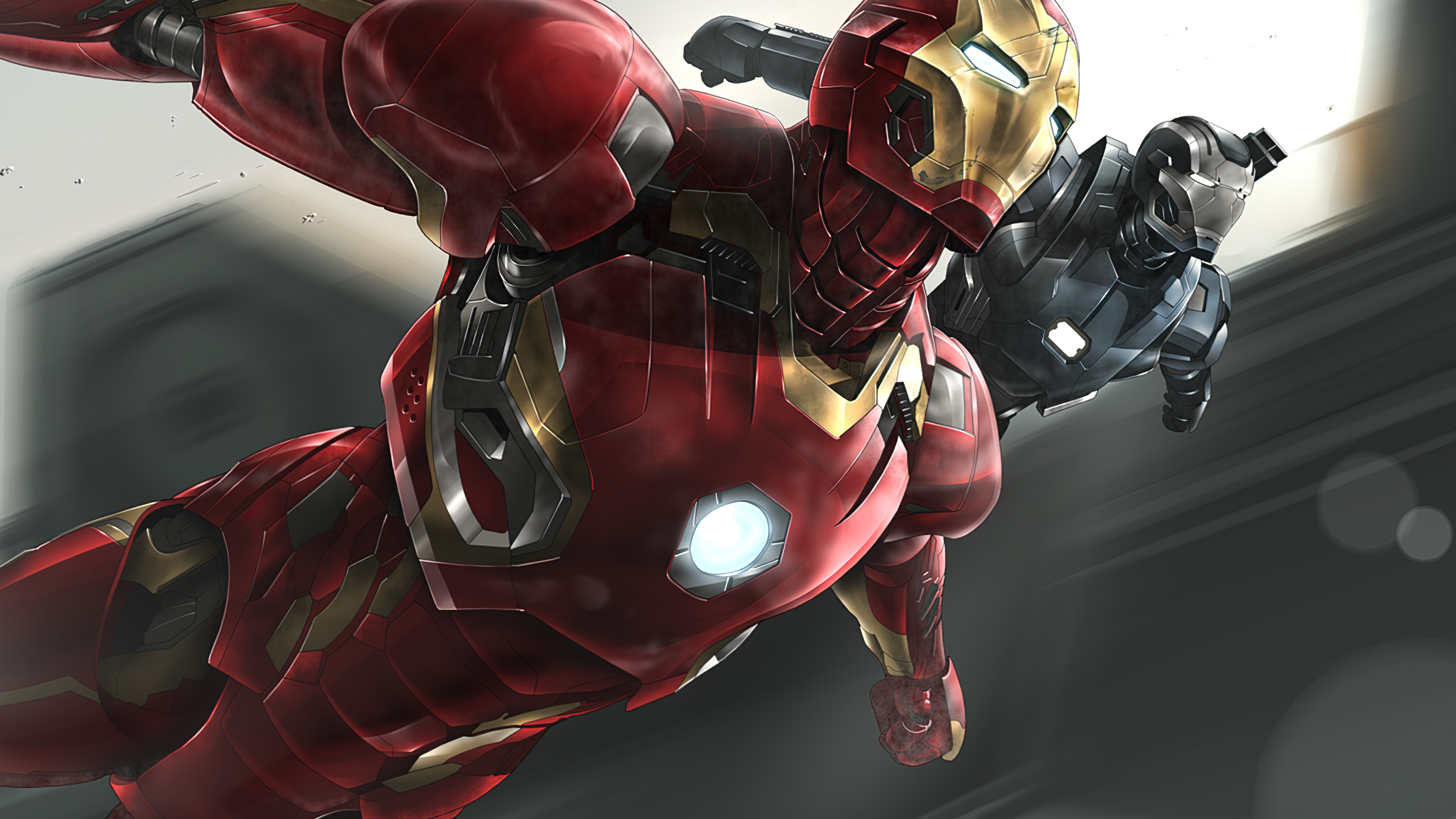 Iron Man, Iron Patriot Wallpaper, 3840x2160 4K Desktop