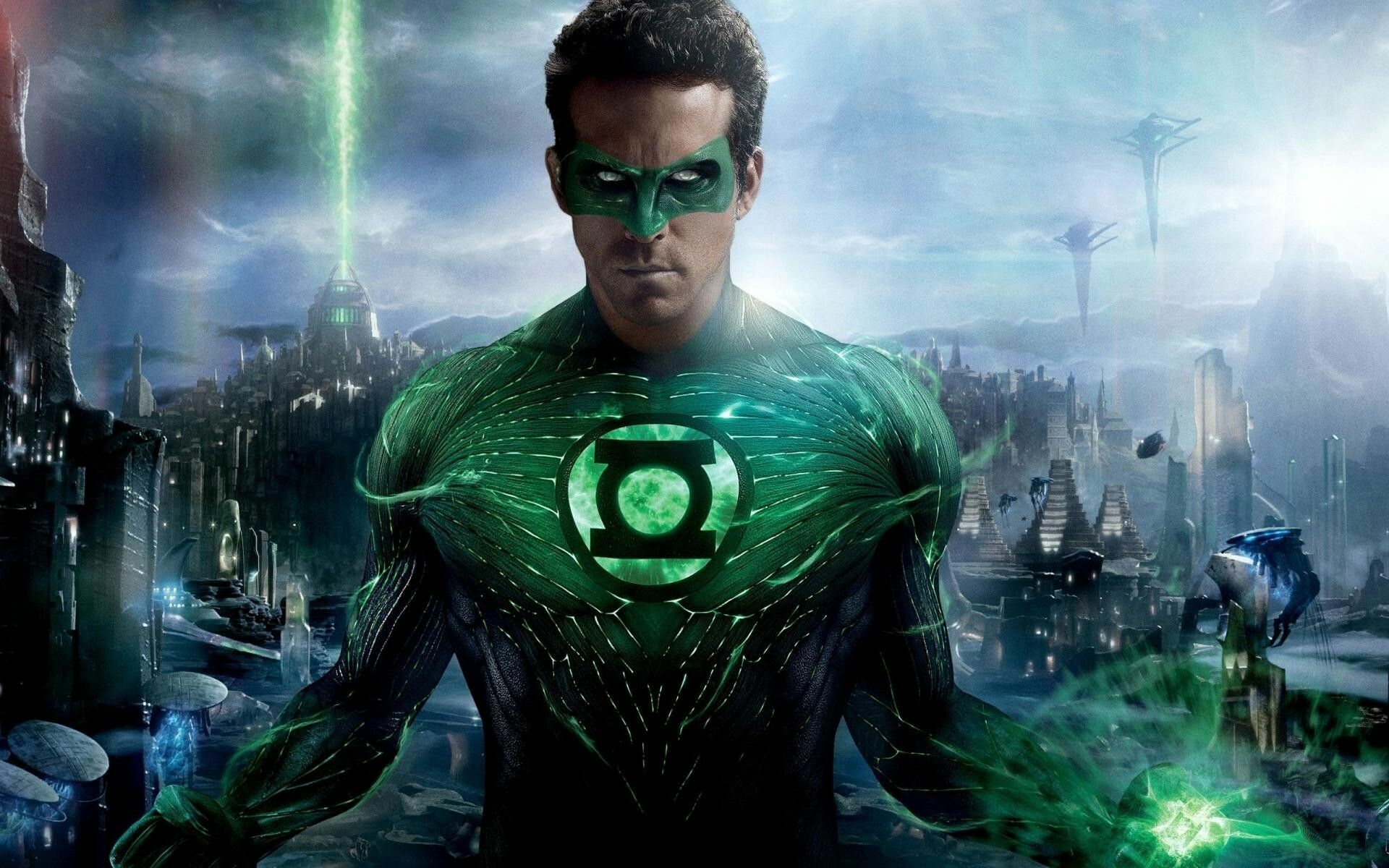 Green Lantern: A test pilot for the Ferris Aircraft Company, The first earthman ever inducted into an intergalactic peacekeeping force. 1920x1200 HD Wallpaper.