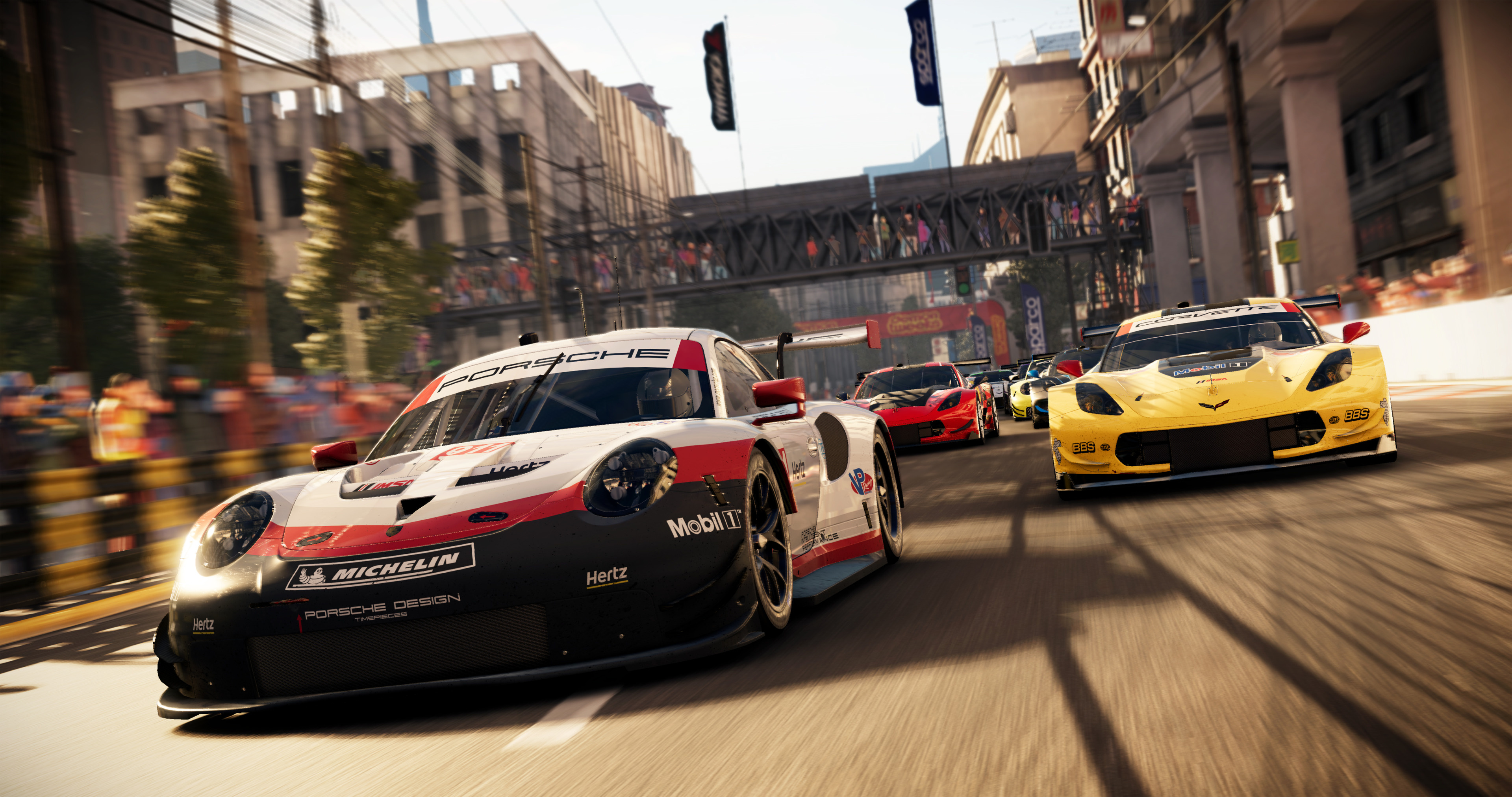 Racing game, Intense competition, Stunning graphics, Action-packed races, 3840x2030 HD Desktop