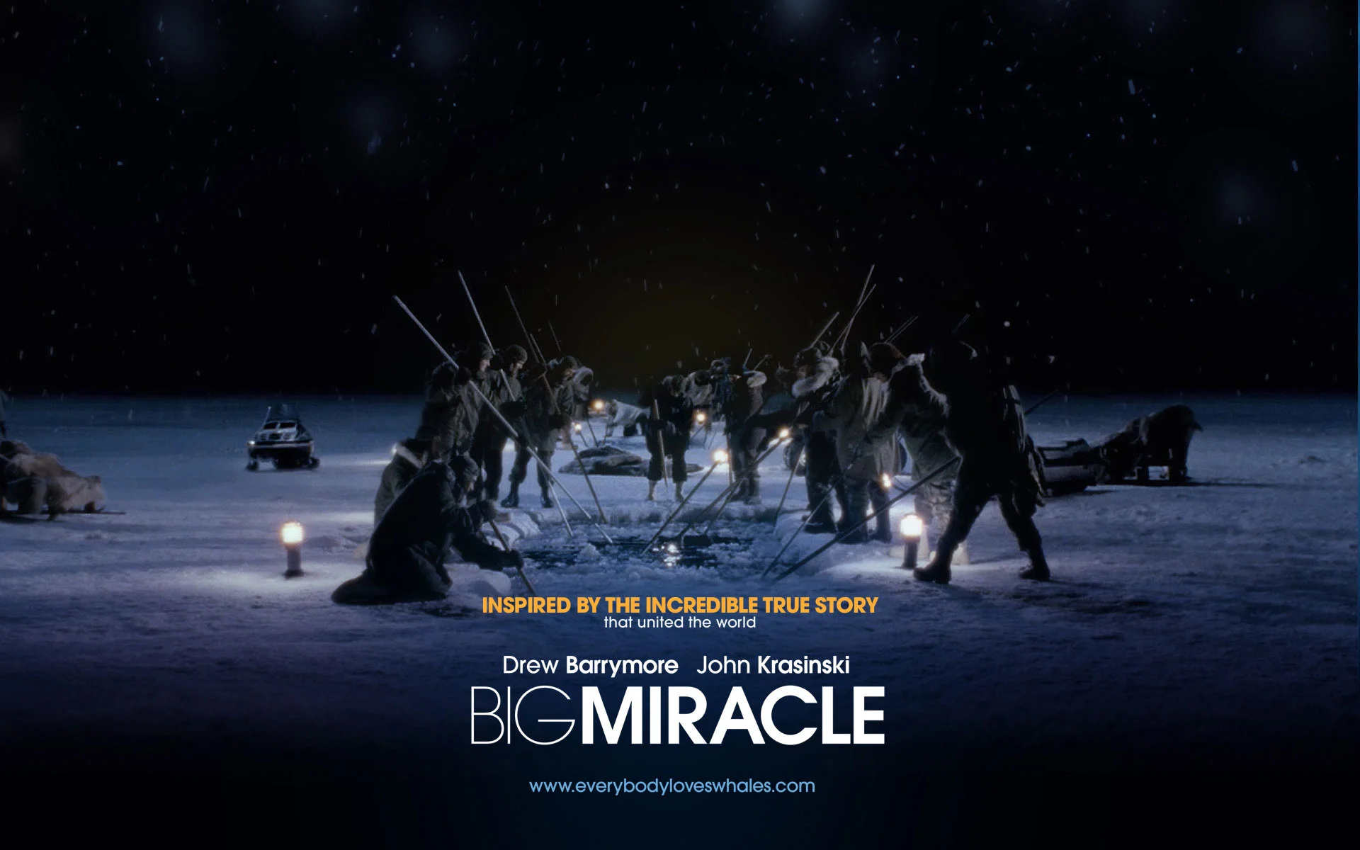 Big Miracle: Filming began in September 2010, with Drew Barrymore and John Krasinski in the starring roles. 1920x1200 HD Wallpaper.