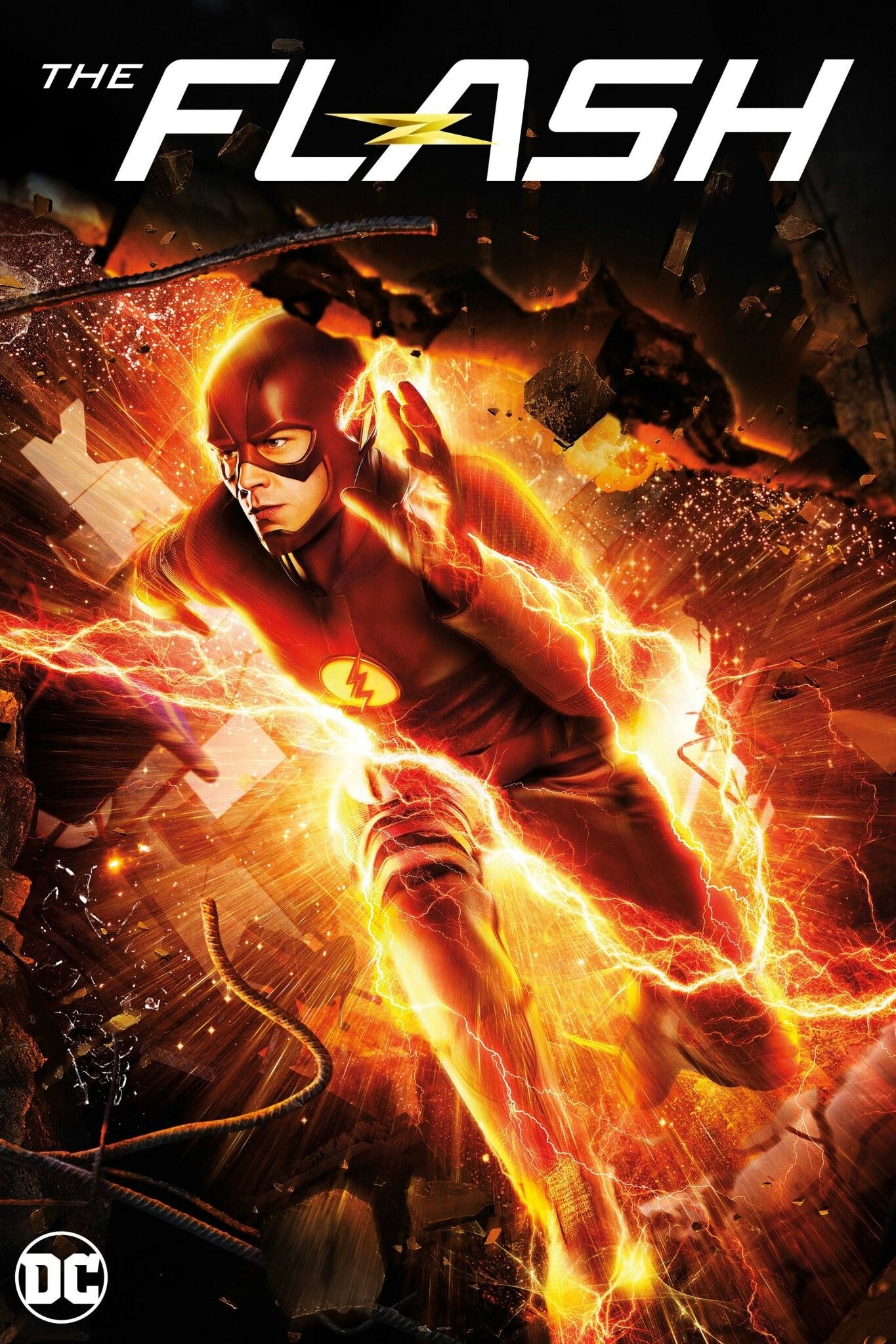 The Flash, Superhero speedster, Scarlet speedster, DC Comics, 1370x2050 HD Phone