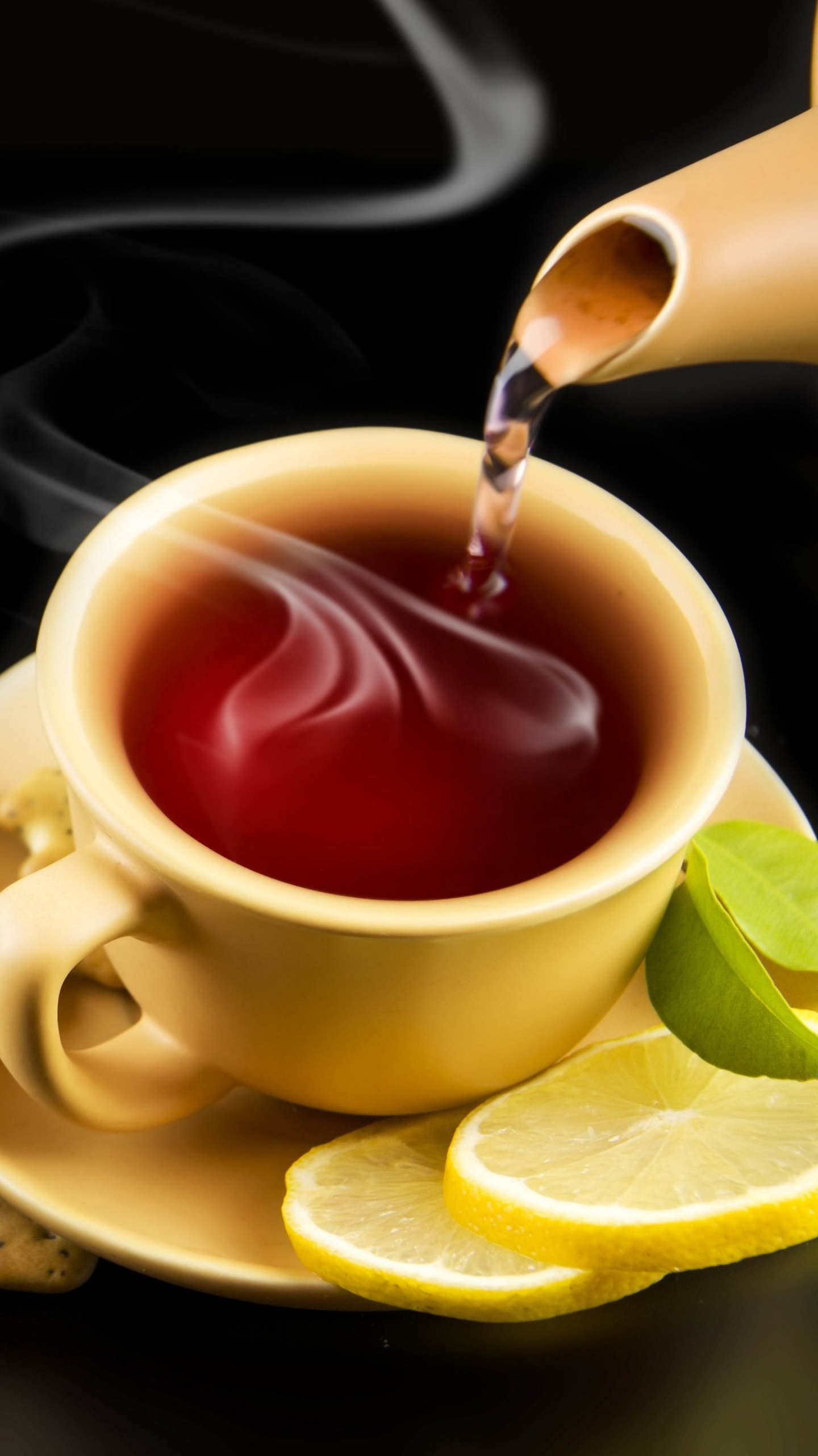 Tea: Vapor, Dishware, Hot beverages. 1440x2560 HD Wallpaper.