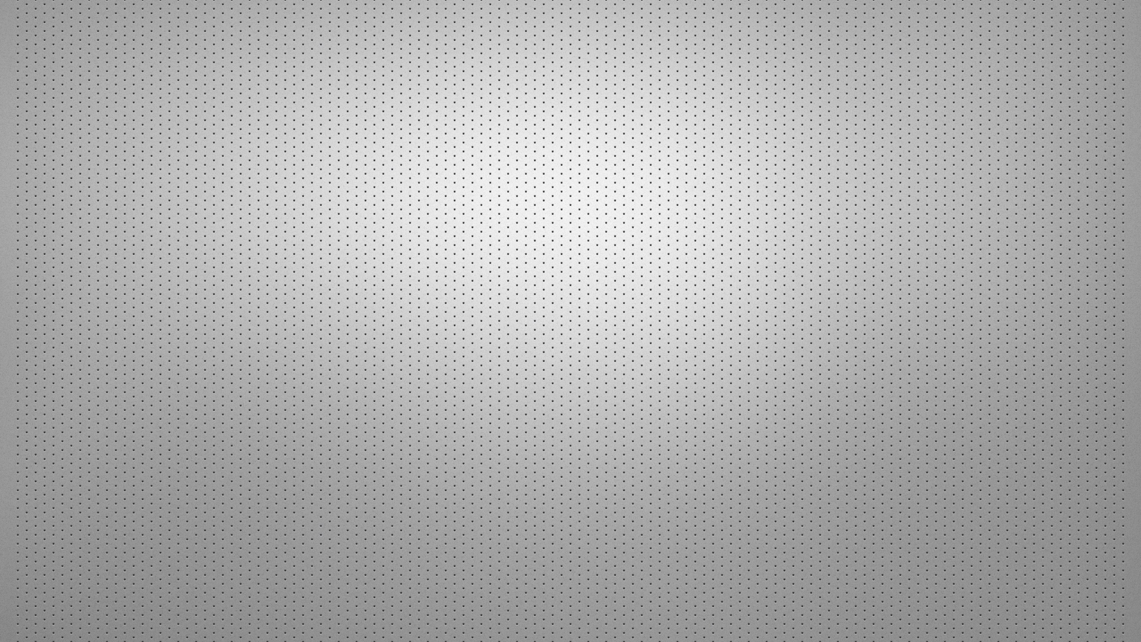 Gray Slate: Silver dotted pattern, An array of circles of the same size, Diagonal repeat layout. 3840x2160 4K Background.