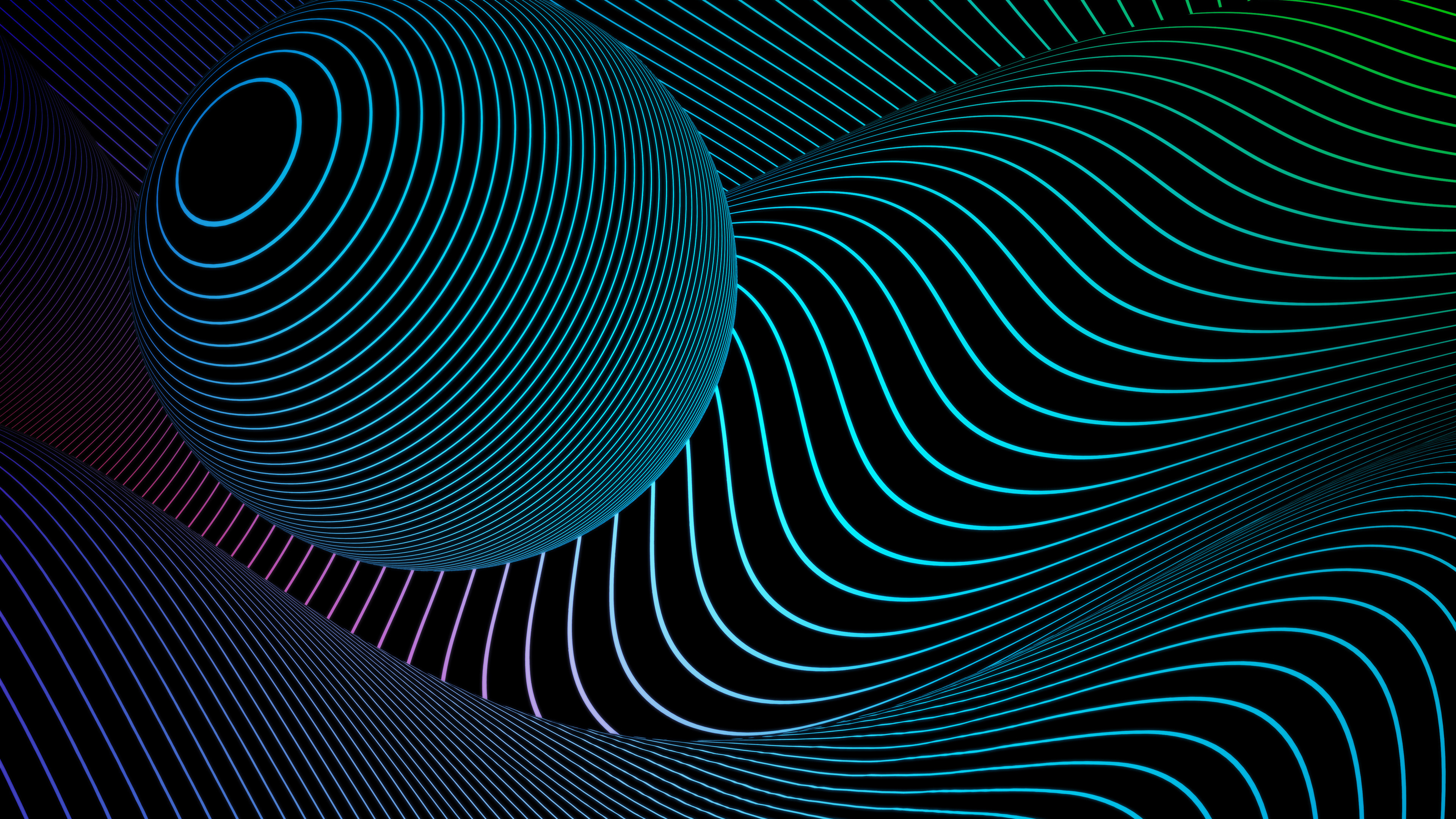 Sphere, Abstrakte Form Wallpaper, 3840x2160 4K Desktop