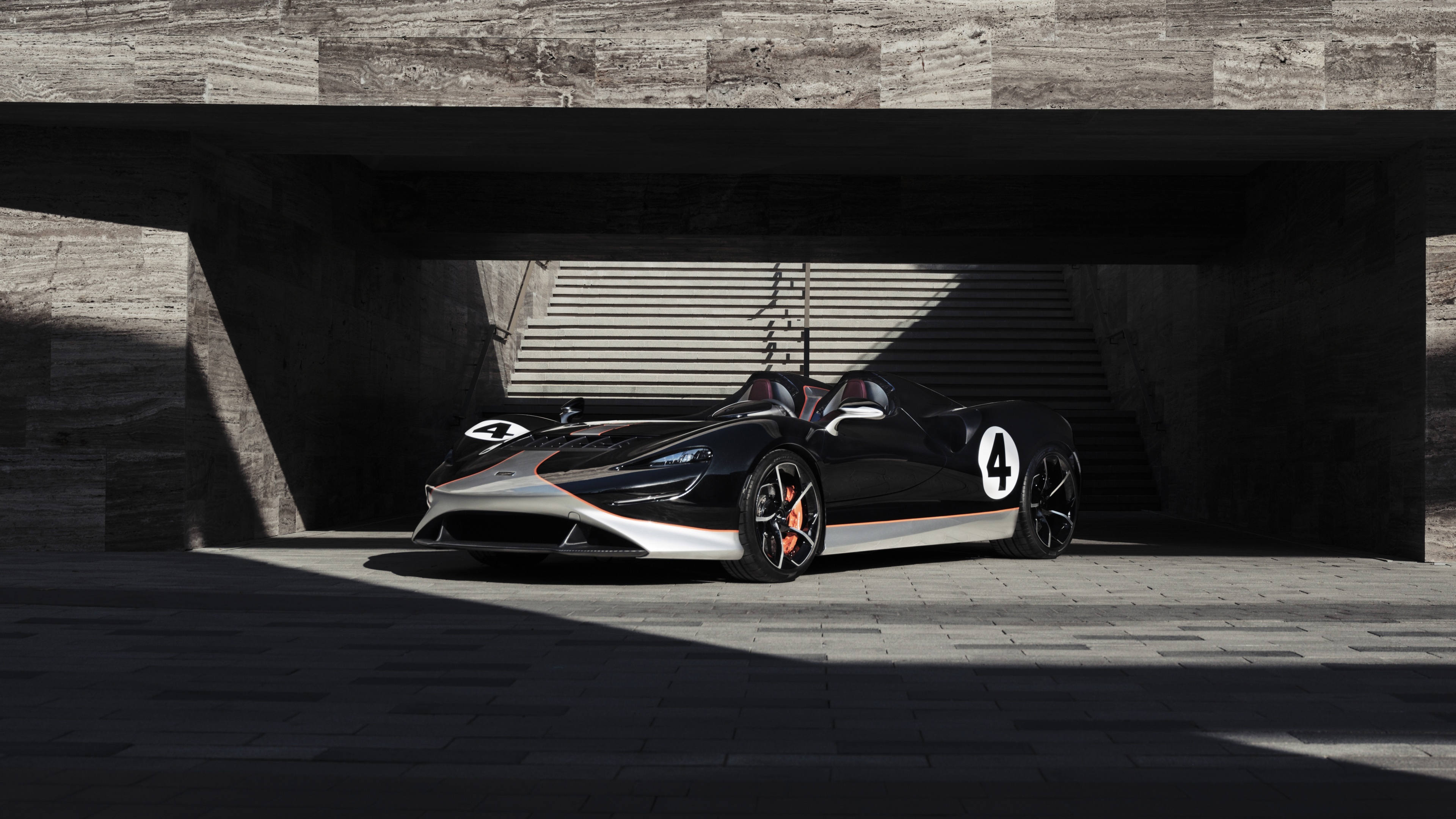McLaren Elva, Exotic supercar, M1A theme wallpaper, 2021 model, 3840x2160 4K Desktop