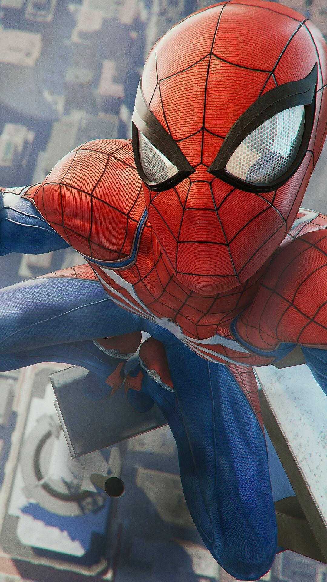Marvel Heroes: Spider-Man, A character with spider-like abilities. 1080x1920 Full HD Wallpaper.