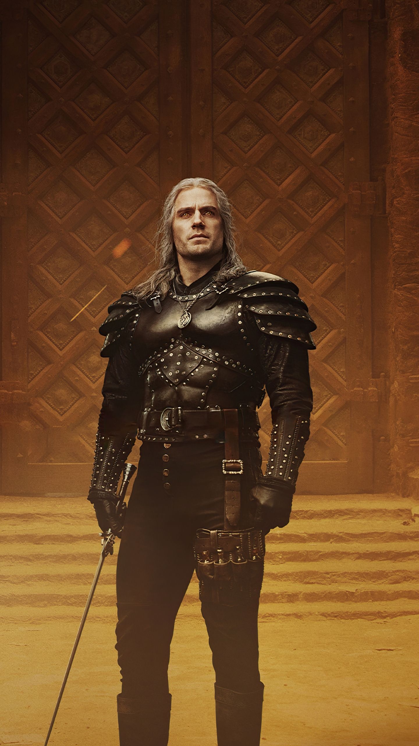 Henry Cavill, Geralt of Rivia, The Witcher, Season 2, 1440x2560 HD Phone