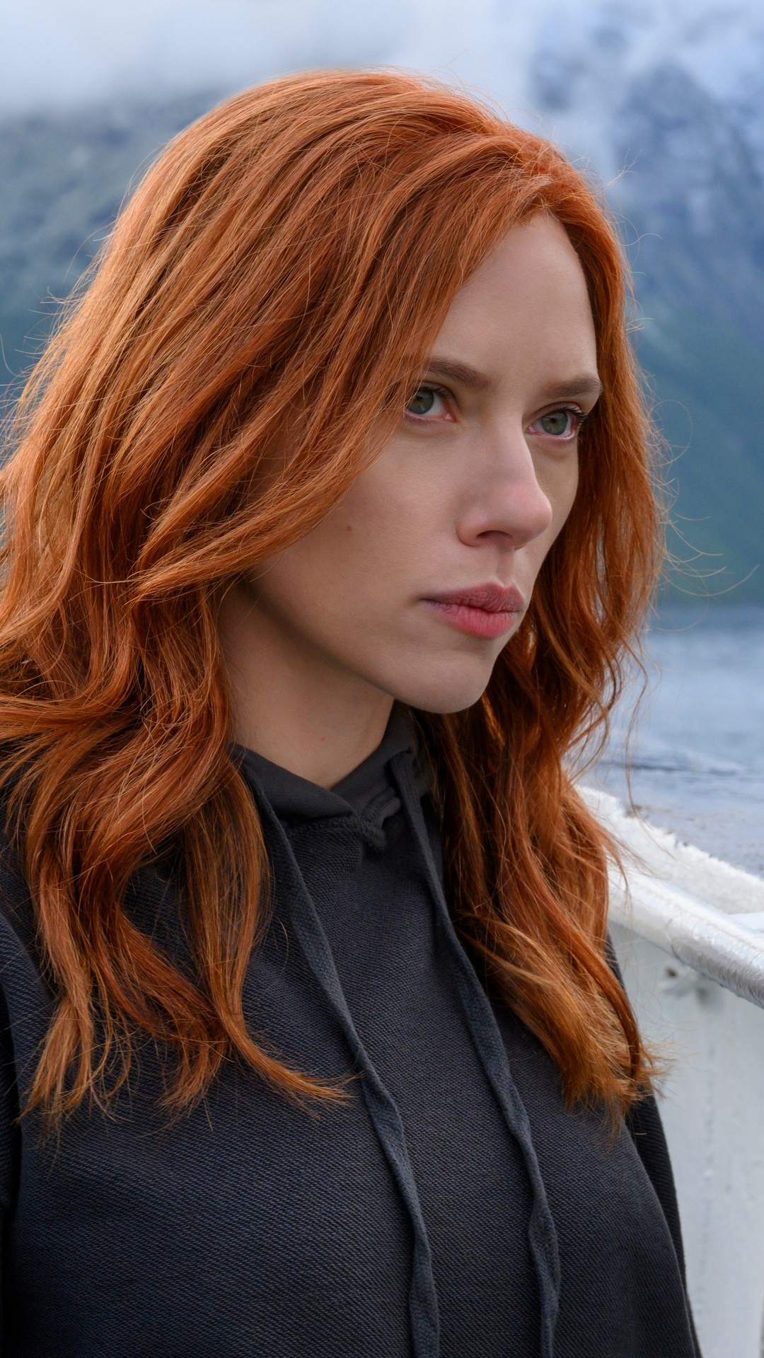 Scarlett Johansson: Starred as Natasha Romanoff, former agent of S.H.I.E.L.D, in Black Widow (2021). 1080x1920 Full HD Wallpaper.