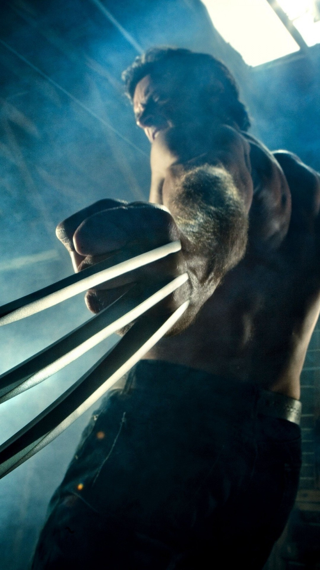X-Men Origins, Hugh Jackman, Wolverine, Striking wallpapers, 1080x1920 Full HD Phone