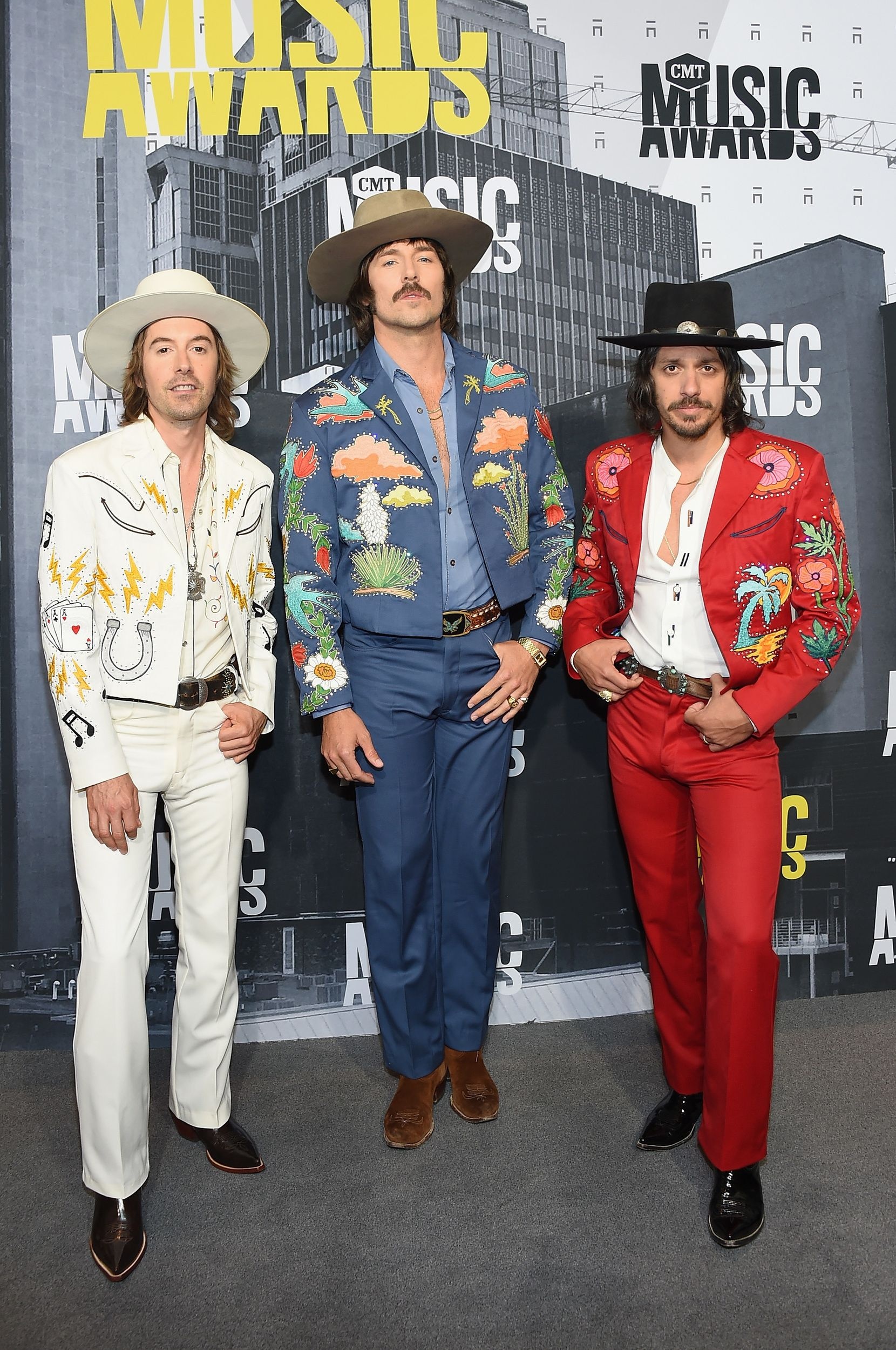 Midland Band, Red carpet style, Western fashion, Cowboy outfits, 1660x2500 HD Phone