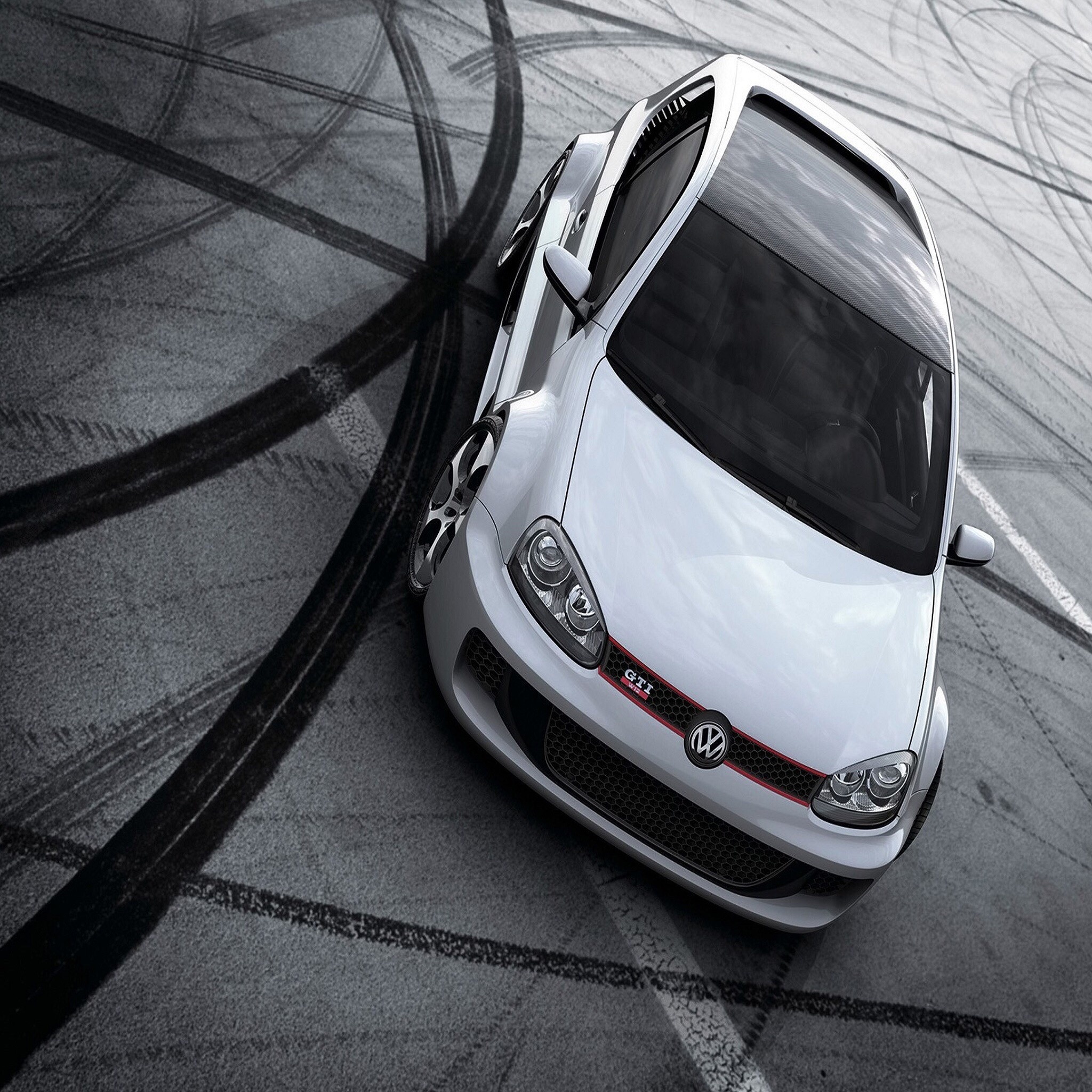 Golf GTI: The fastest hatchback in Volkswagen's line up until and Sirocco R, Sports car. 2050x2050 HD Wallpaper.