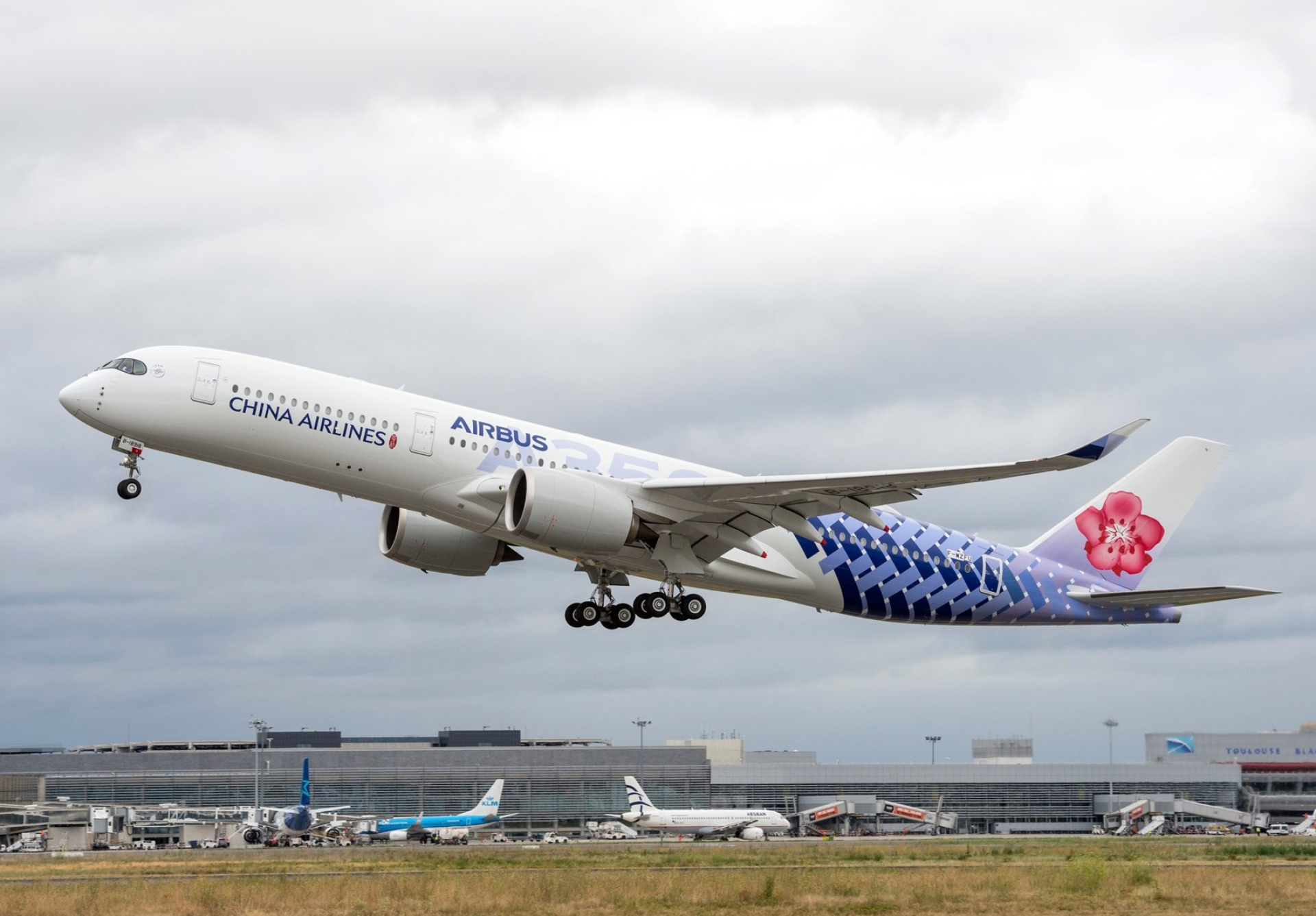 China Airlines, Travels, special joint livery, A350-900, 1920x1340 HD Desktop
