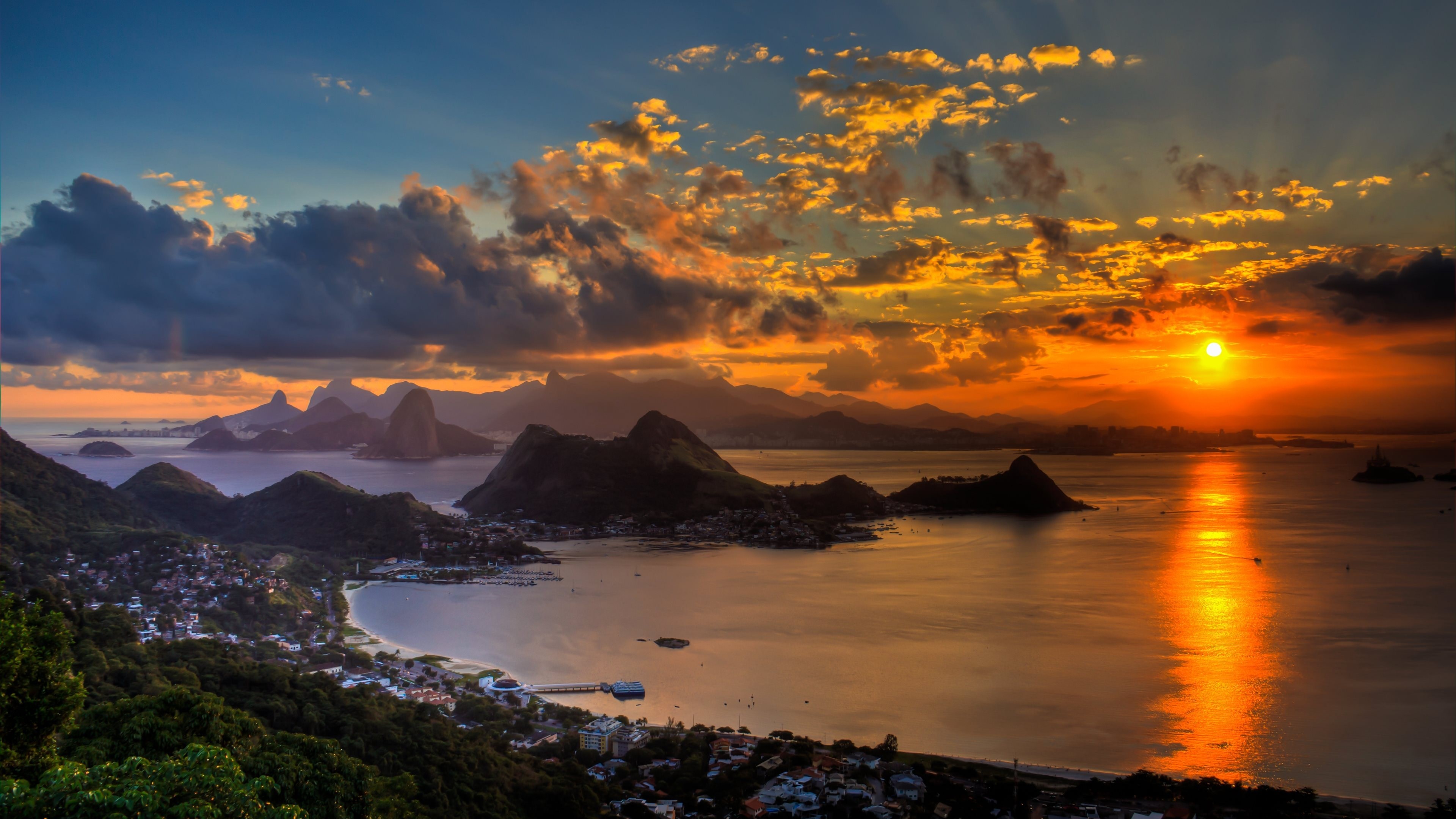 Rio De Janeiro, Ultra HD wallpaper, Incredible visuals, Remarkable cityscape, 3840x2160 4K Desktop