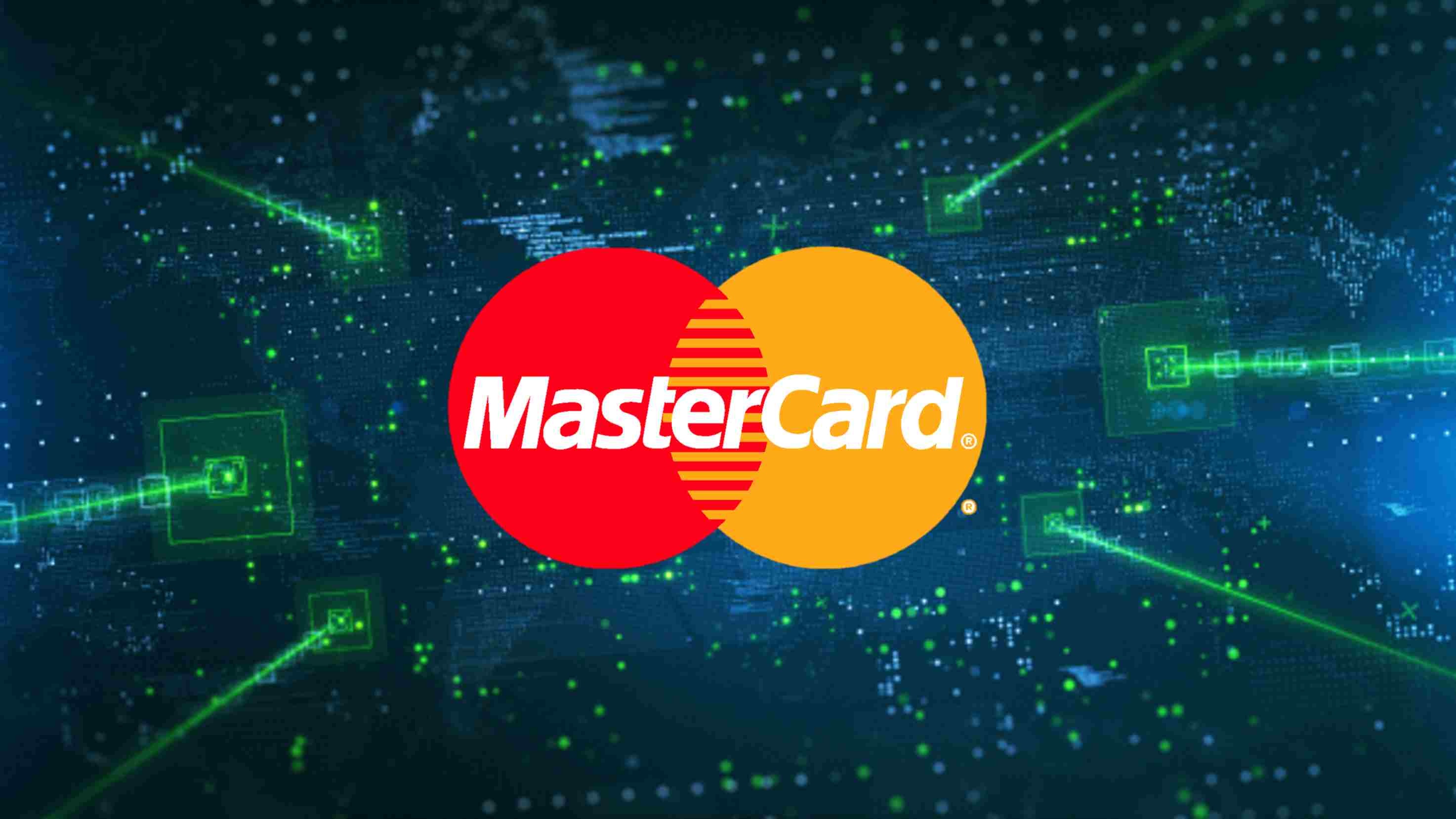 Mastercard: A cooperative of banks, The stock traded on the NYSE, Finance. 2950x1660 HD Background.