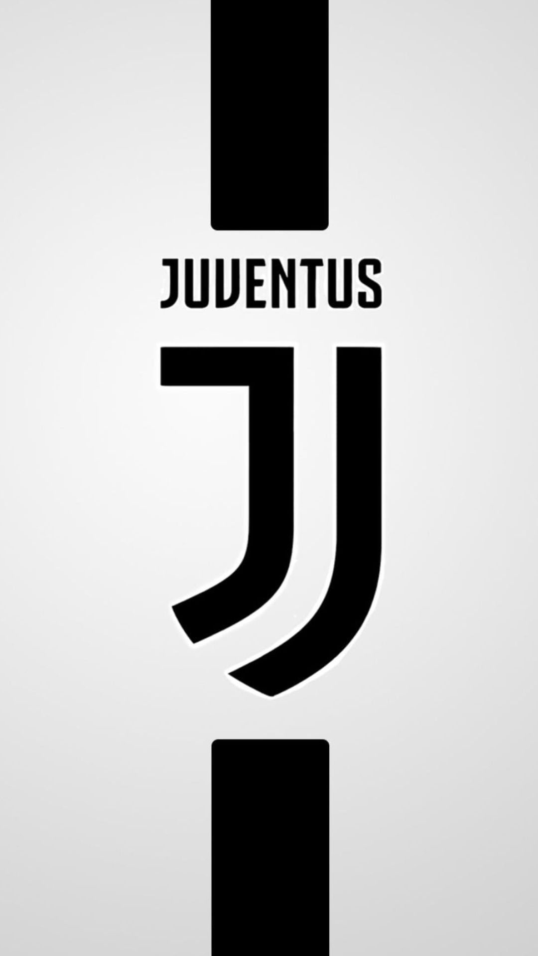 Juventus: One of the premier professional soccer clubs in the world, Black and white. 1080x1920 Full HD Background.