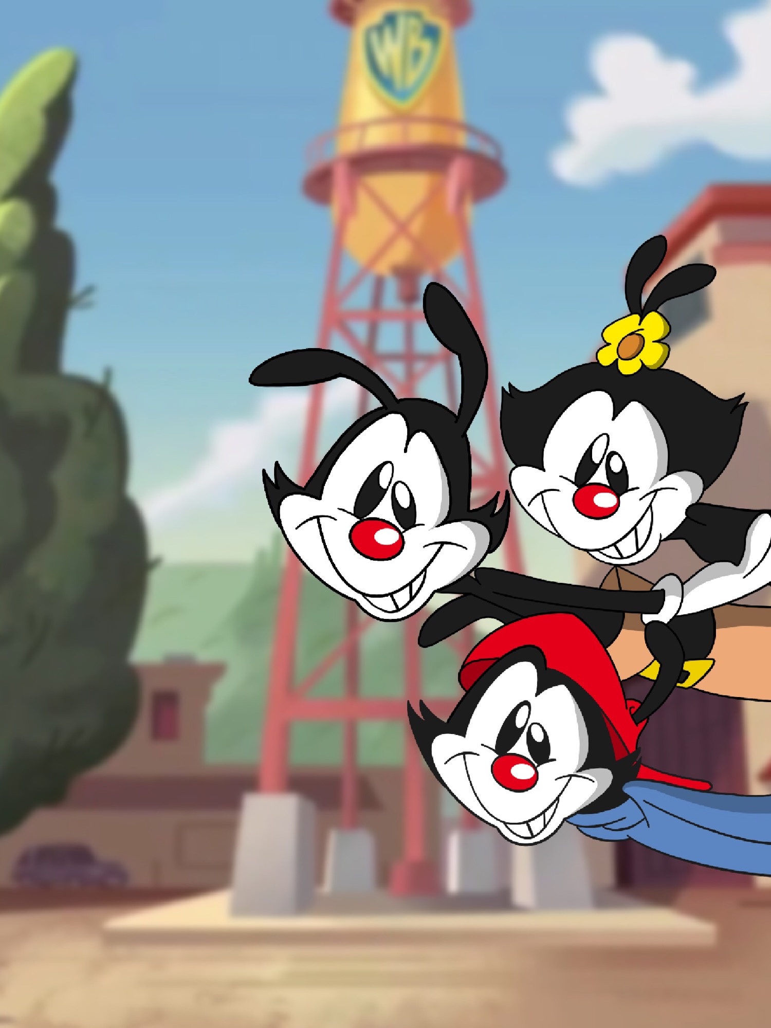 Phone wallpaper for Animaniacs fans, Personalized background, Ranimaniacs creation, 1500x2000 HD Handy