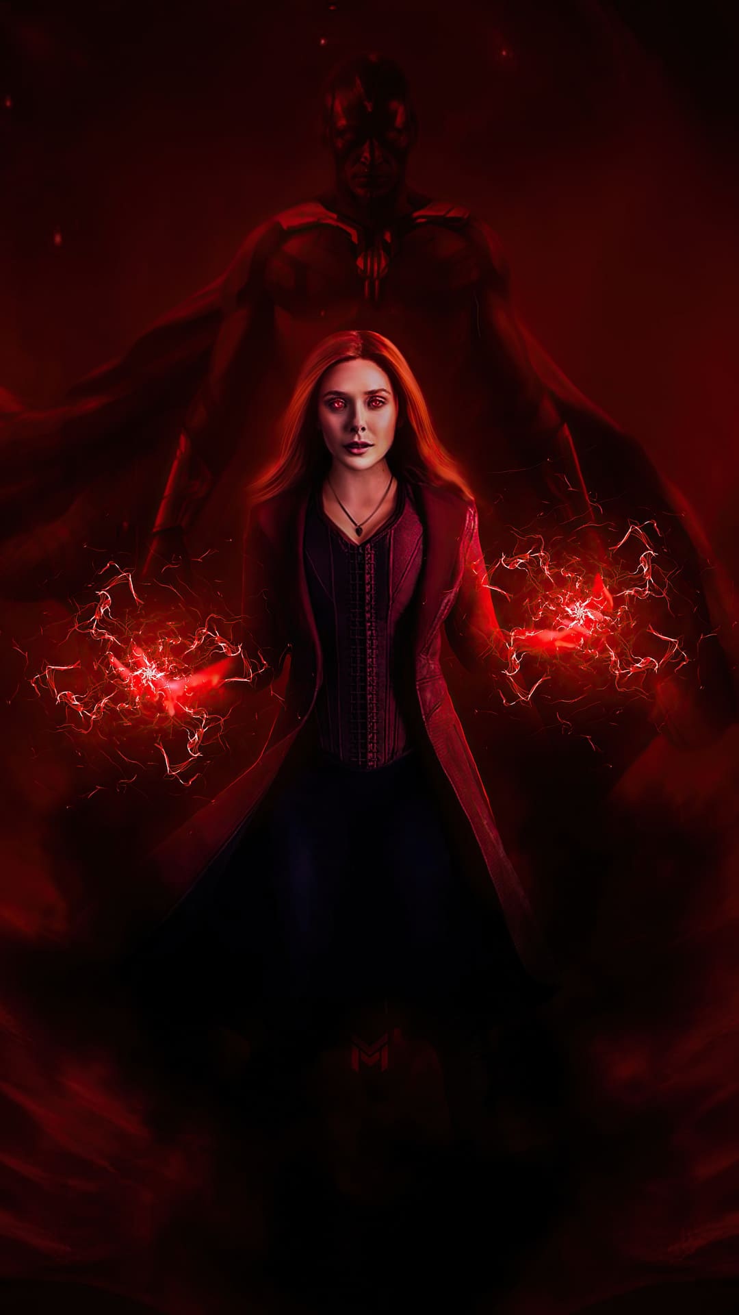 Scarlet Witch, Top Scarlet Witch wallpapers, High-resolution backgrounds, Downloadable images, 1080x1920 Full HD Handy
