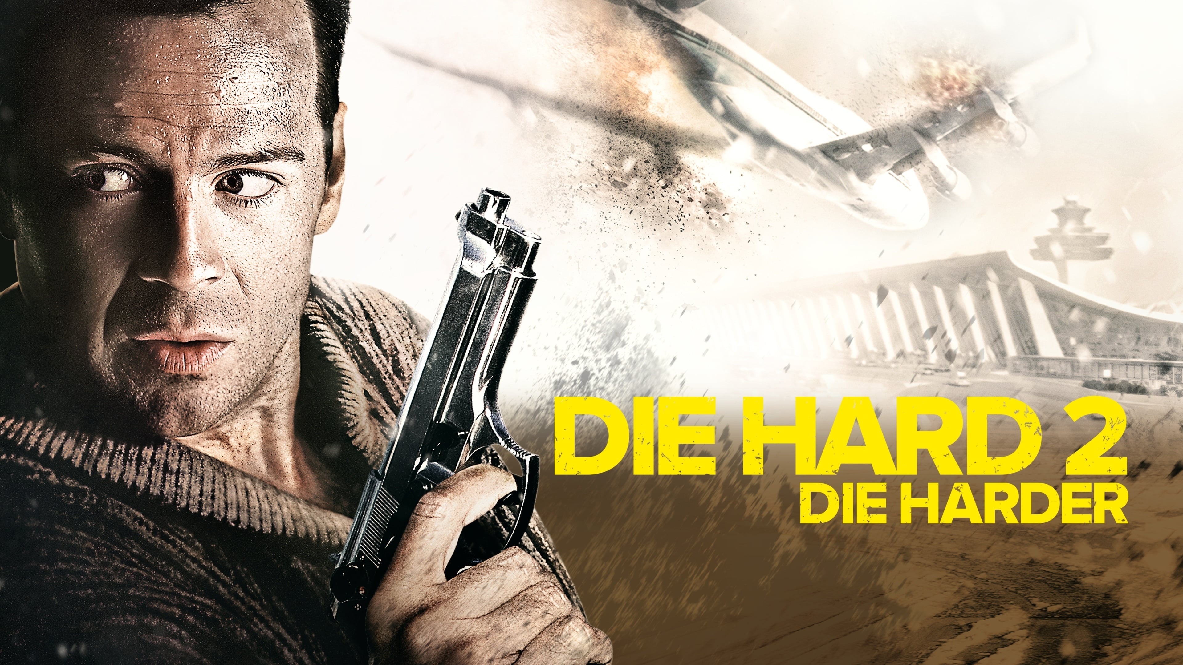 Die Hard 2, Bruce Willis, Action thriller, 3840x2160 4K Desktop