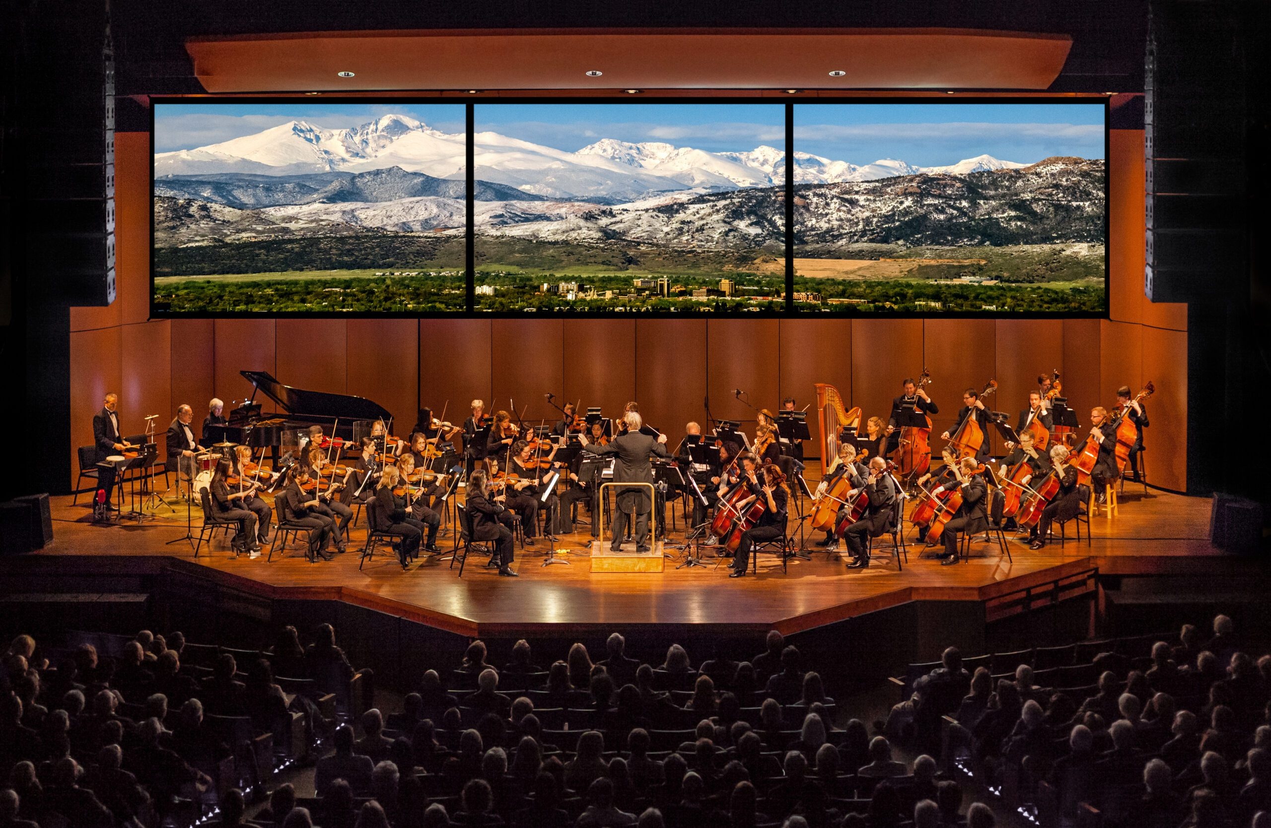 Orchestra: The Fort Collins Symphony, Music director Wes Kenney, National United Symphonies of America. 2560x1670 HD Wallpaper.